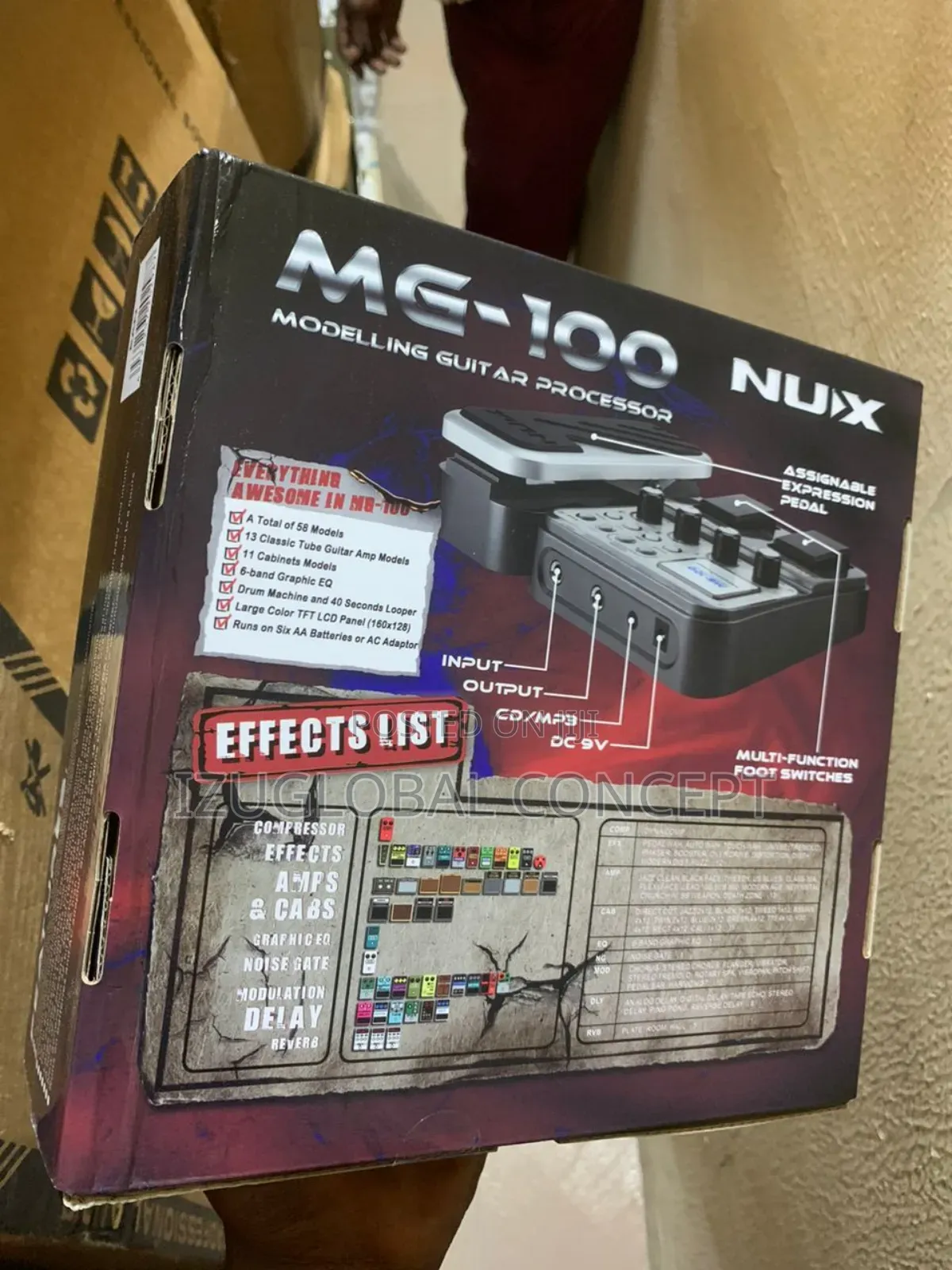 Nux-modeling Guitar Processor Guitar Me-100