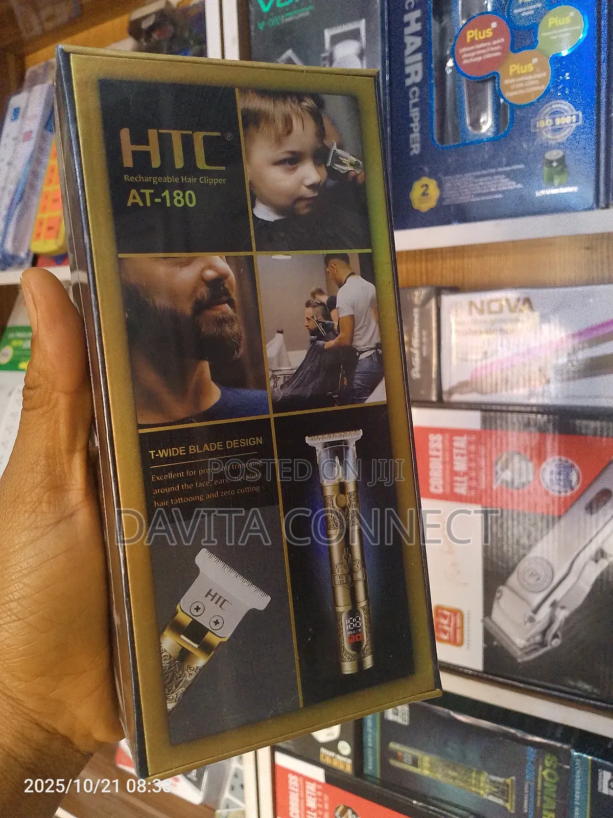 HTC (At-180) Rechargeable T-Blade Hair Trimmer