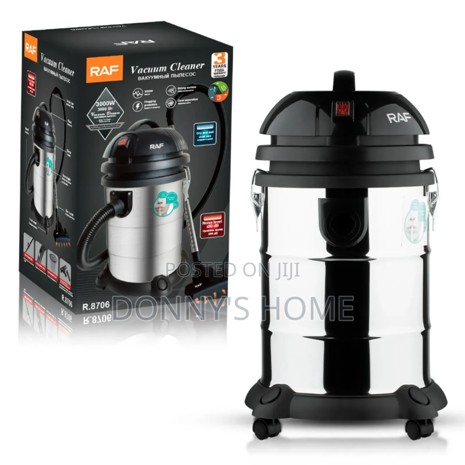 Raf R.8706 Wet and Dry 30l Vacuum Cleaner