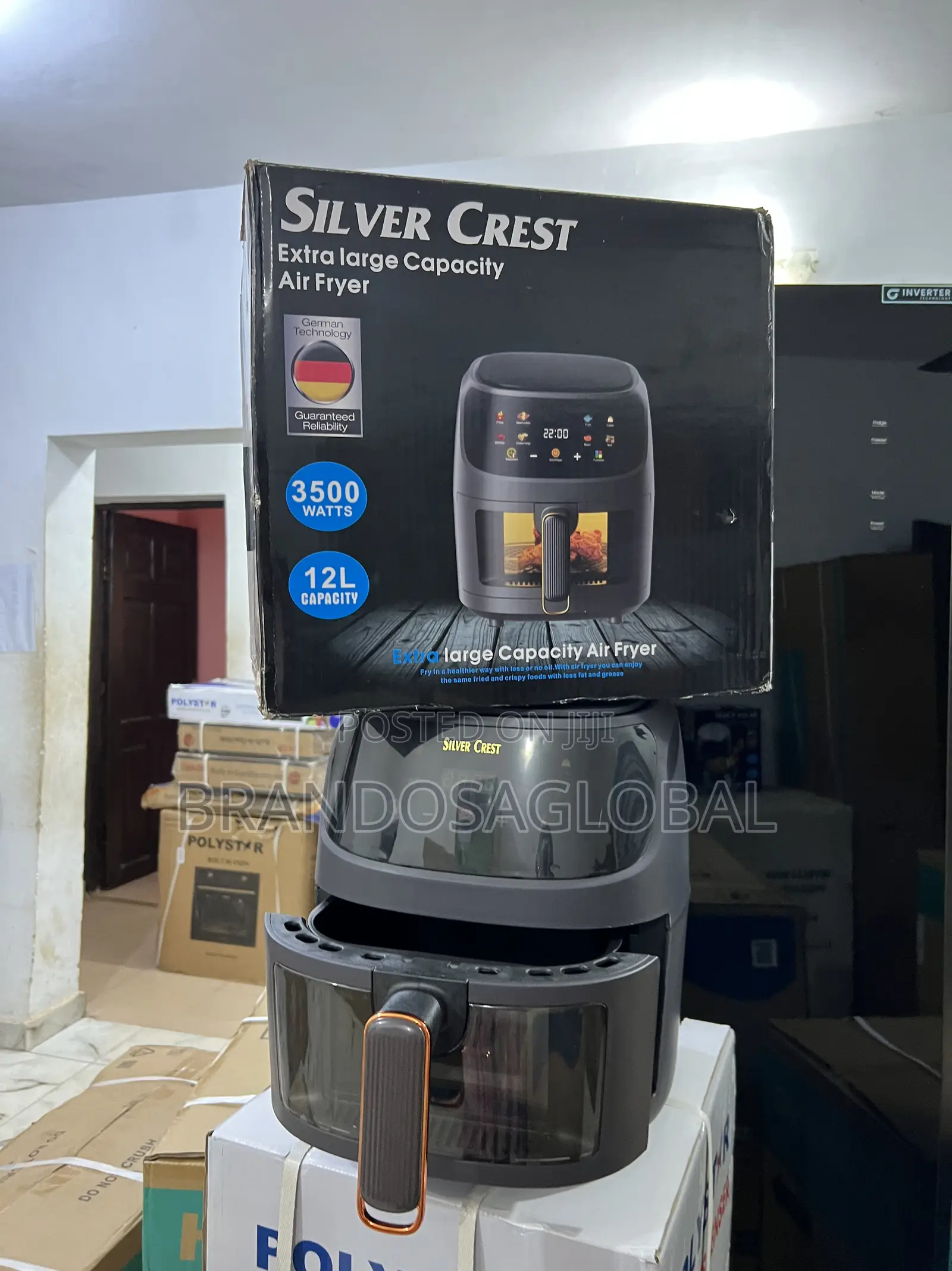 Silvercrest 12l Air Fryer – Non-Stick Drawer Quick Clean Design