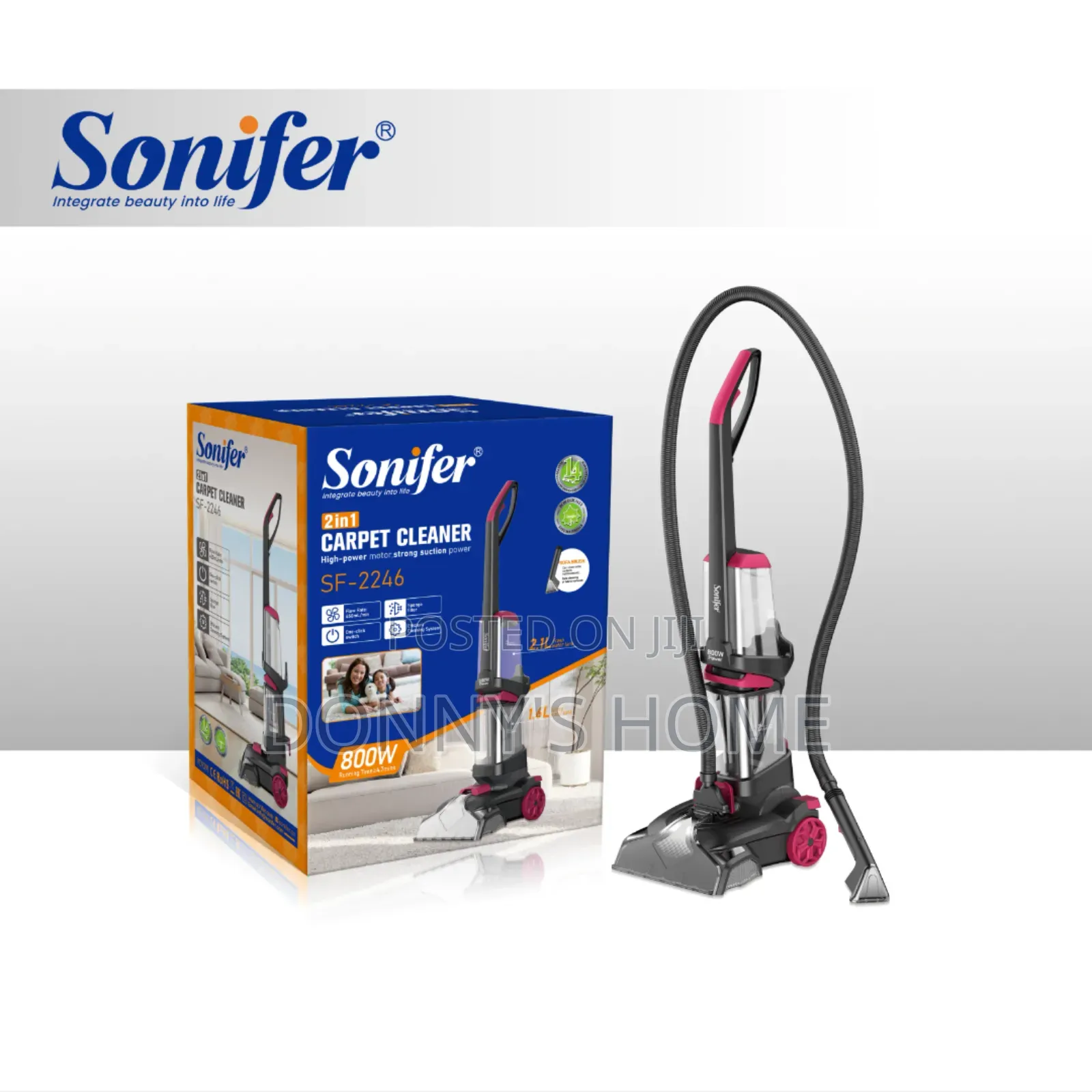 Sonifer 2-in-1 Carpet Cleaner (Sf-2246) 800w