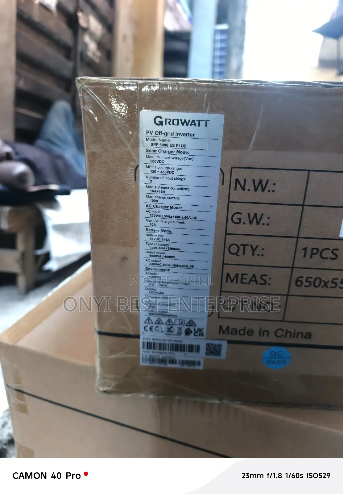 6kva-48v Growatt Energy Hybrid Inverter