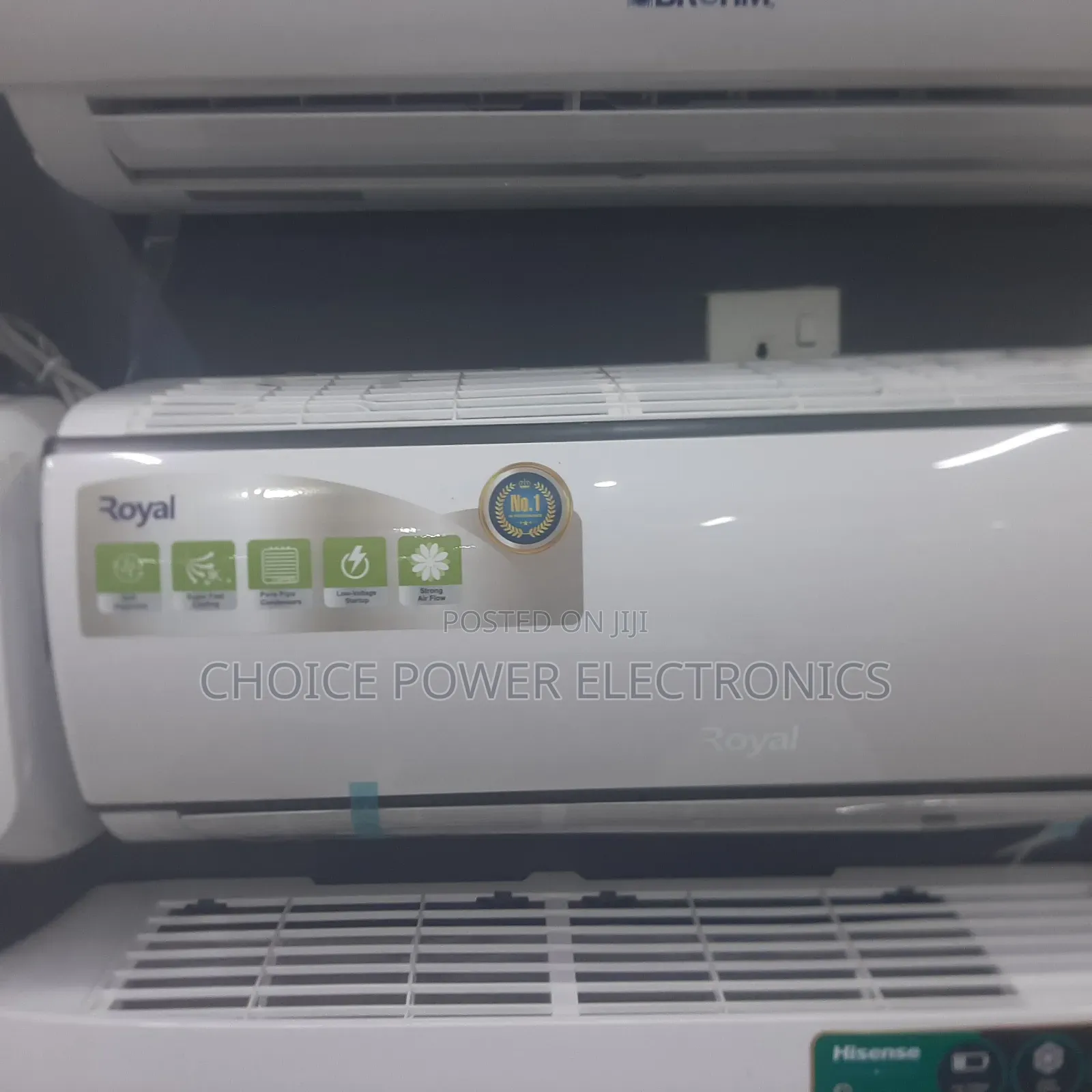 Brand New Royal Ac100%Copper 1.5hp With Free Installation Kit