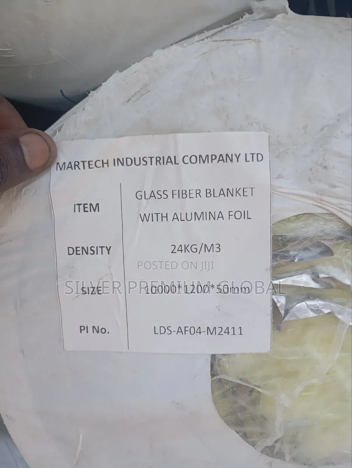 50mm Martech Rockwool With Aluminium Foil