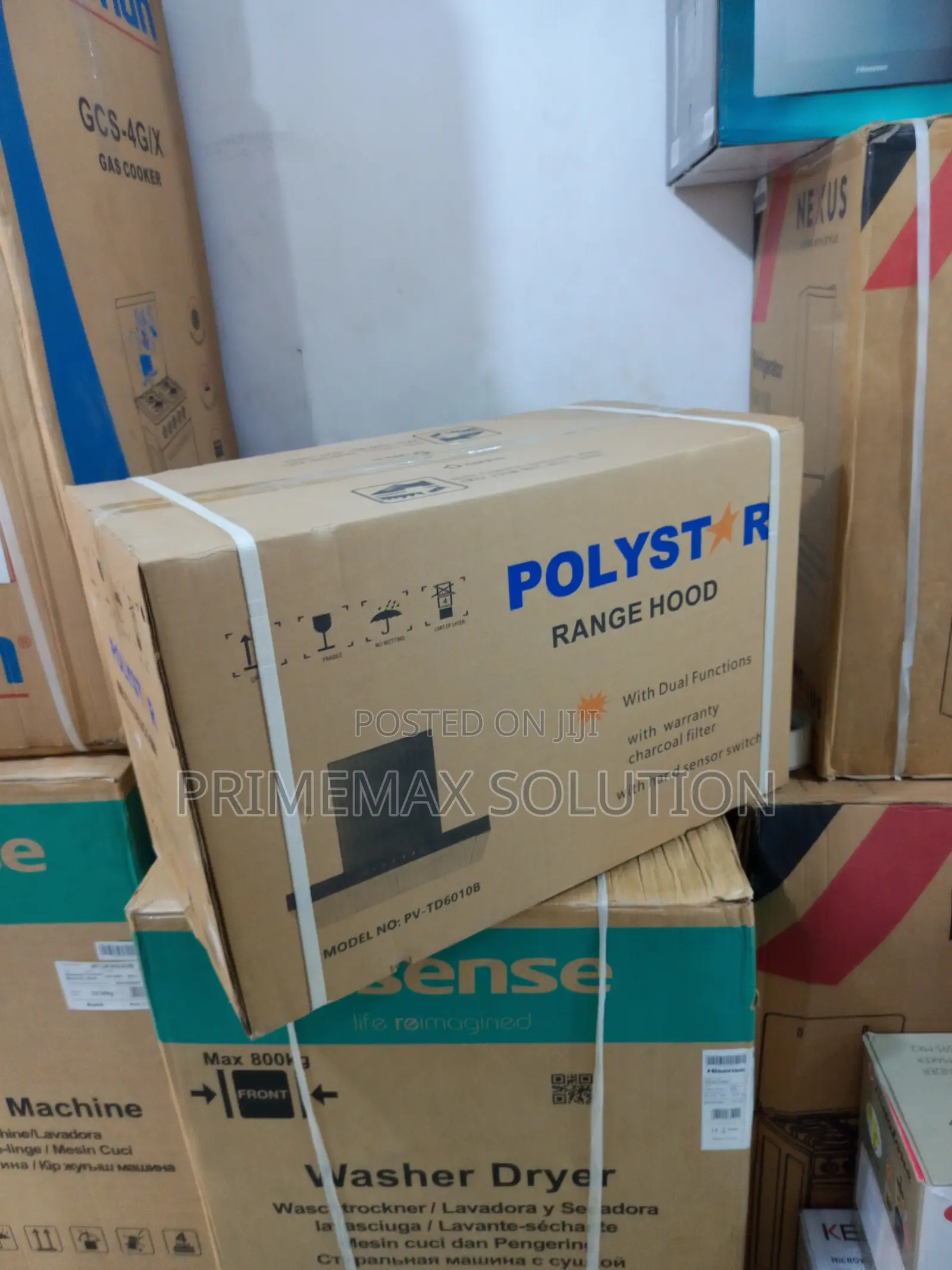 Polystar 60cm Led Range Hood Model Pv-Td6010b Black Finish