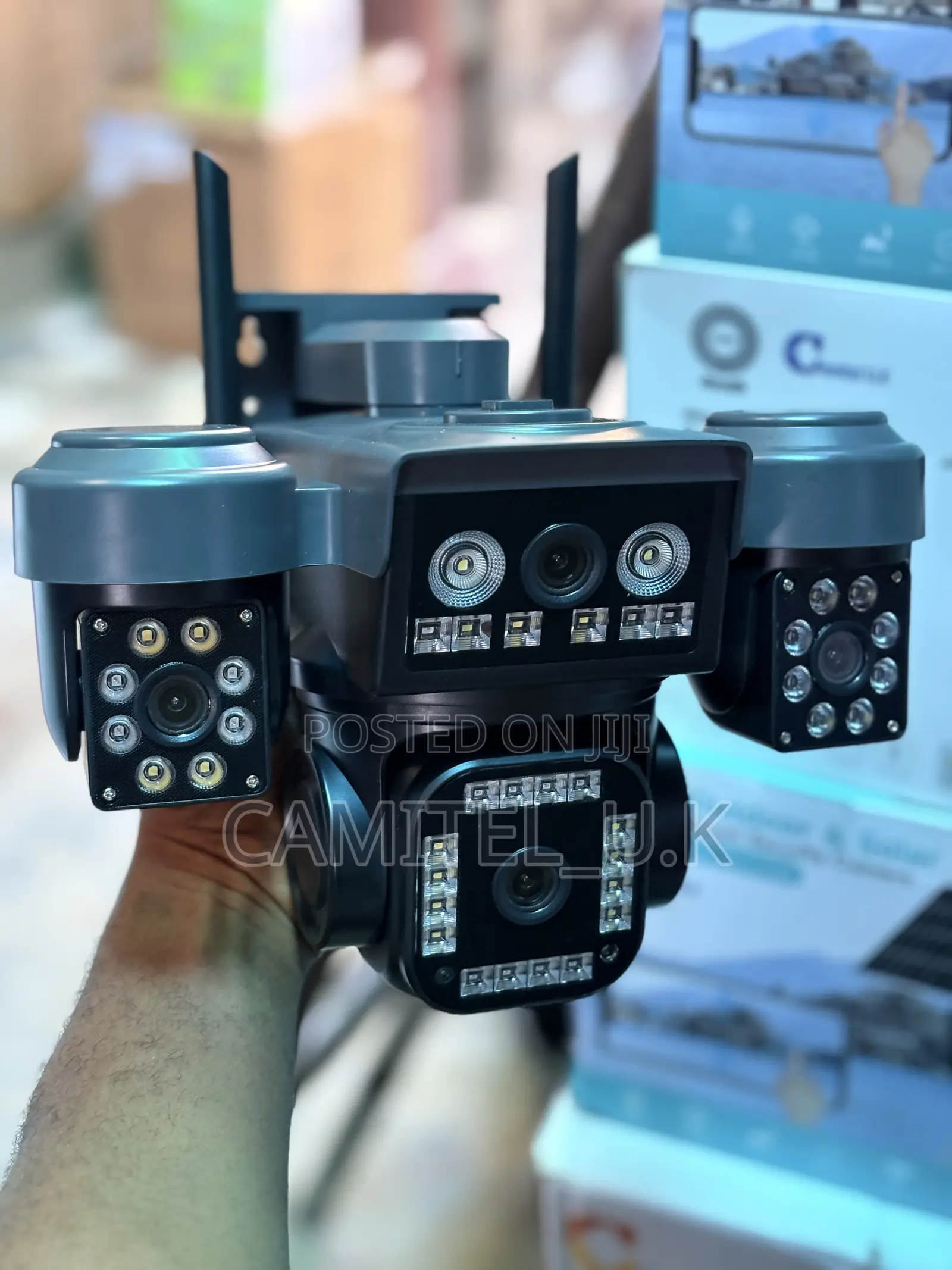 4-Lens, Double Panel Ai Solar Camera