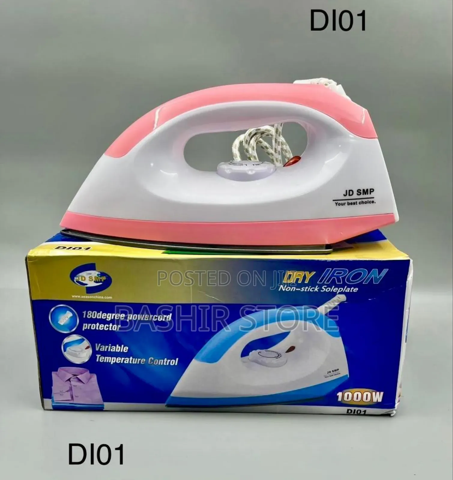 Dry Iron Non-Stick Soleplate