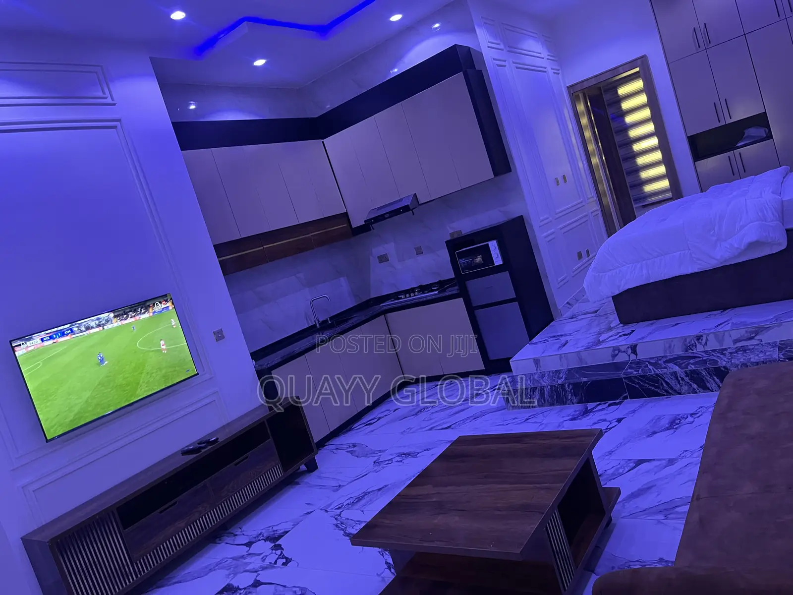 Spaciously and Luxuriously Furnished Studio Apartment With 24/7 Light