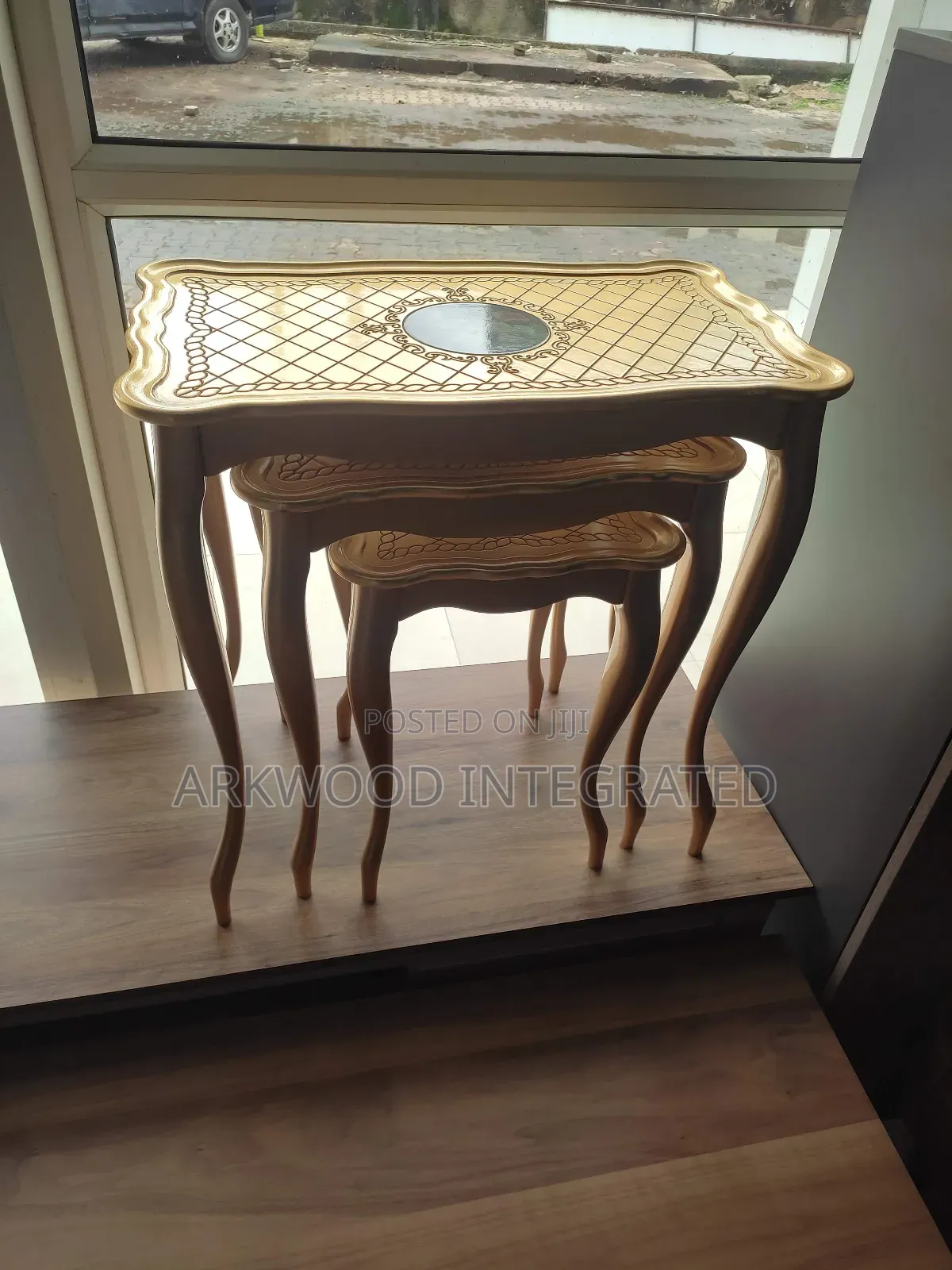 Made In Turkey Side Stool Table Set