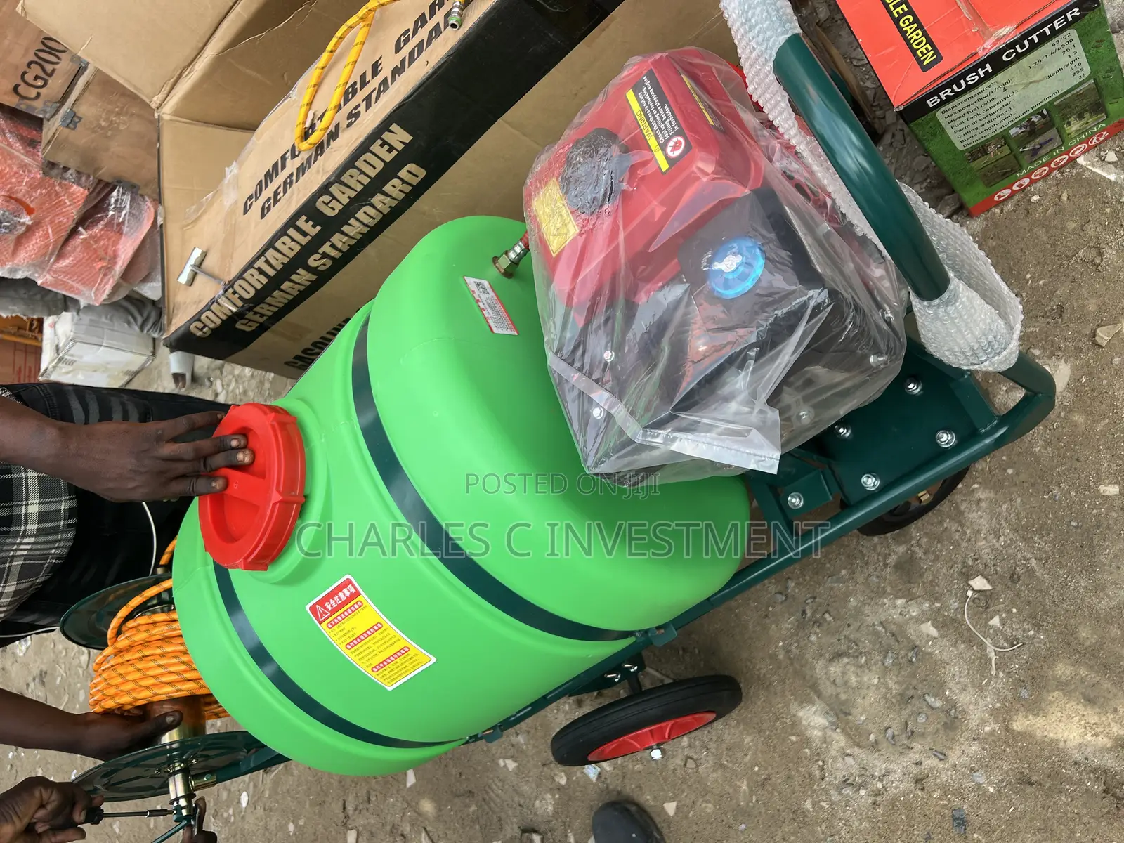 160 Liters Engine Agricultural High Pressure Sprayer