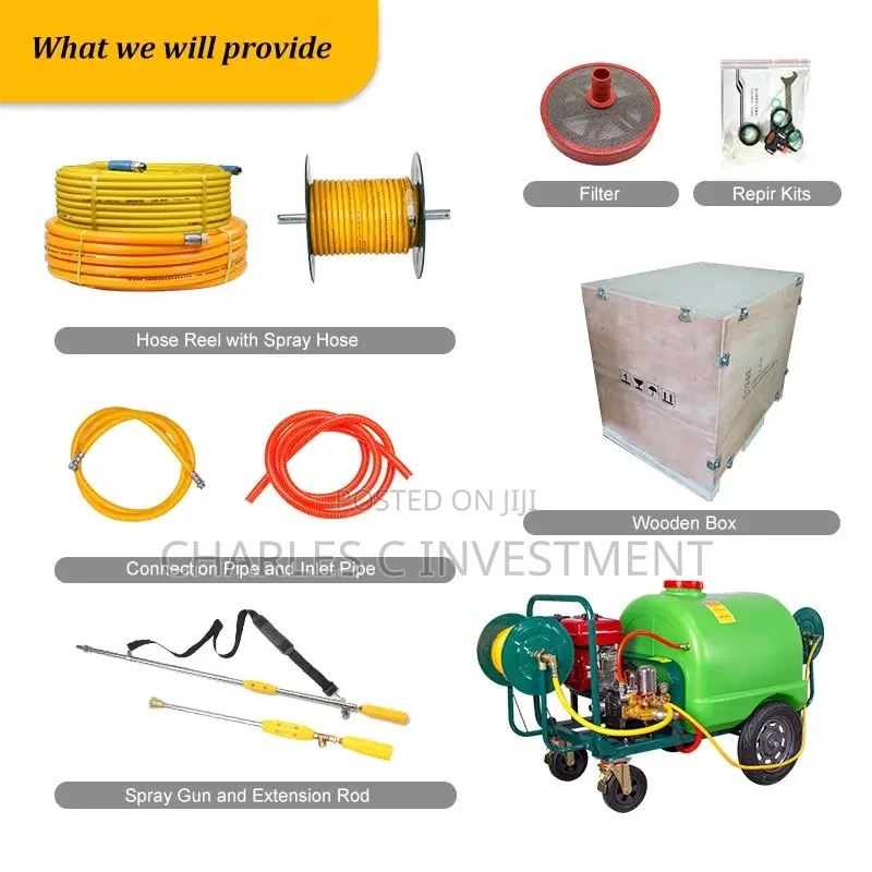160 Liters Engine Agricultural High Pressure Sprayer