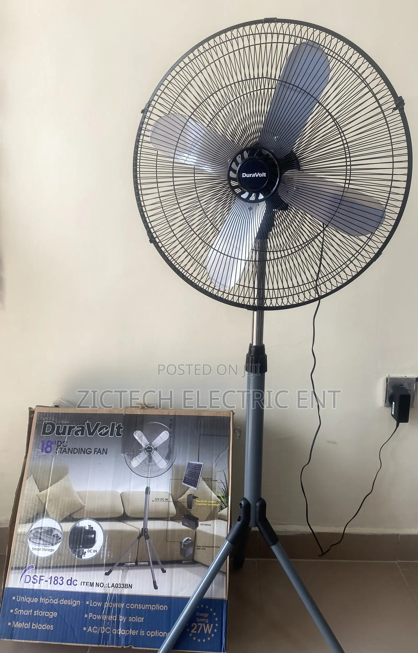 Duravolt 18 Inches Standing Fan
