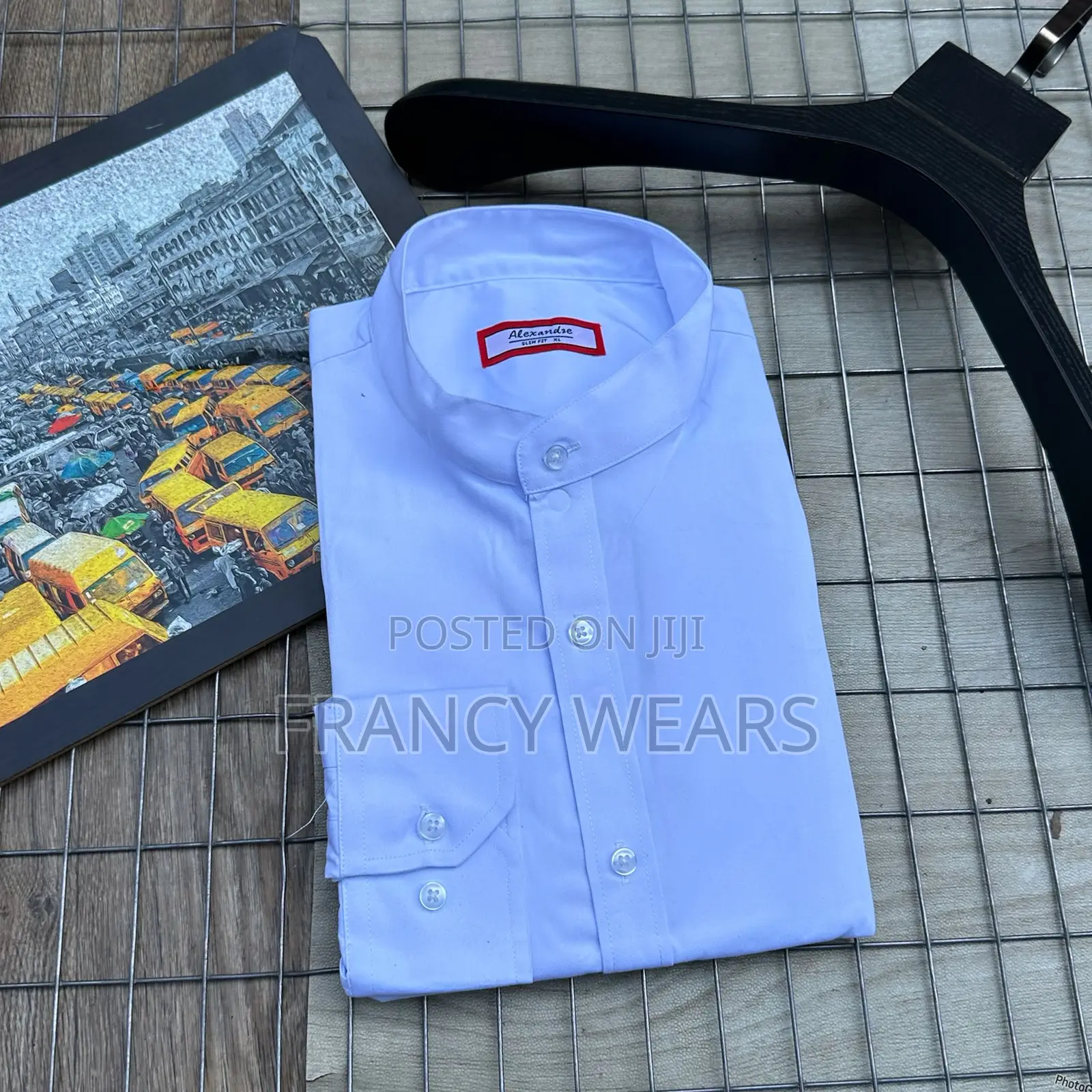 Official Cotton White Shirts Both Cufflinks and Round Neck Available