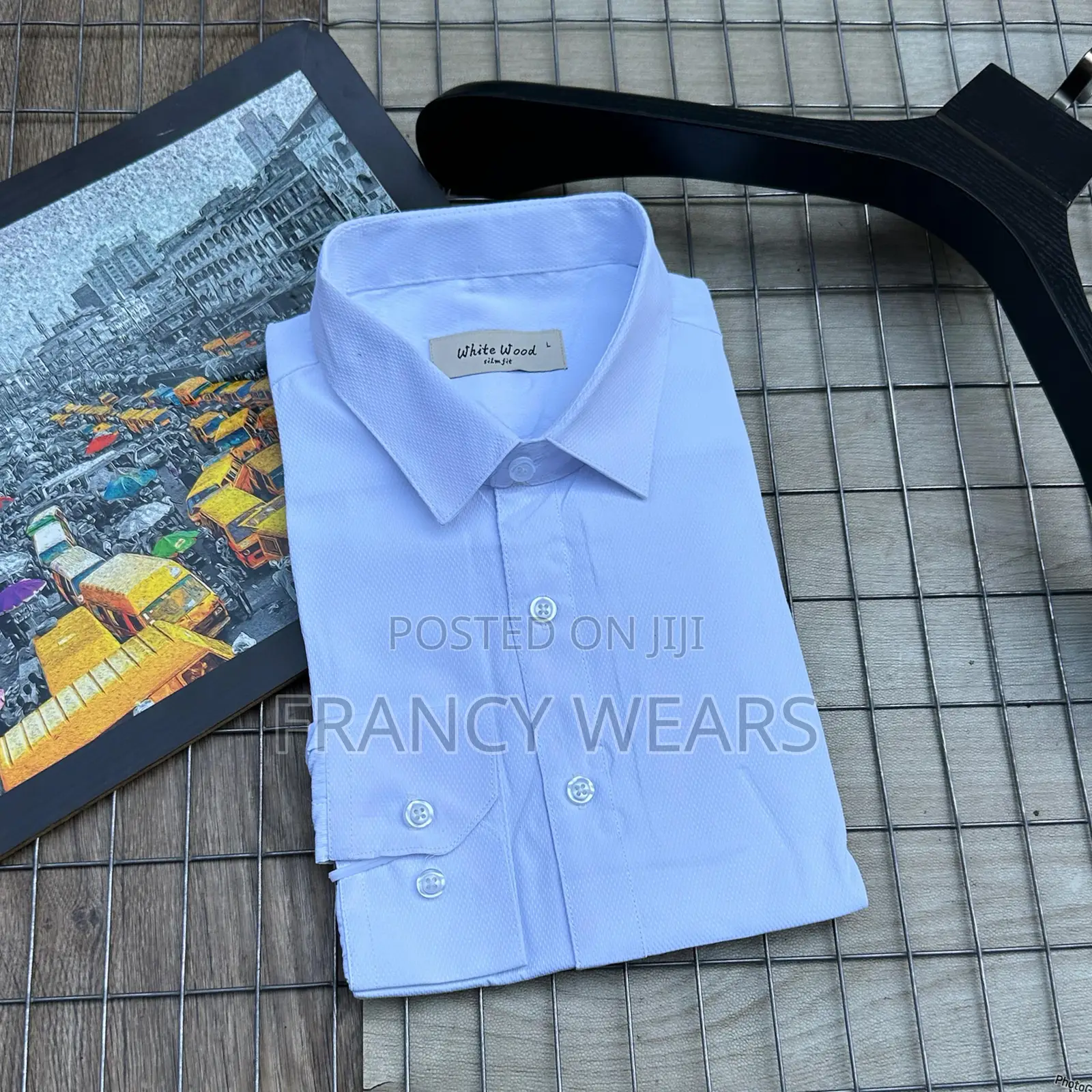 Official Cotton White Shirts Both Cufflinks and Round Neck Available