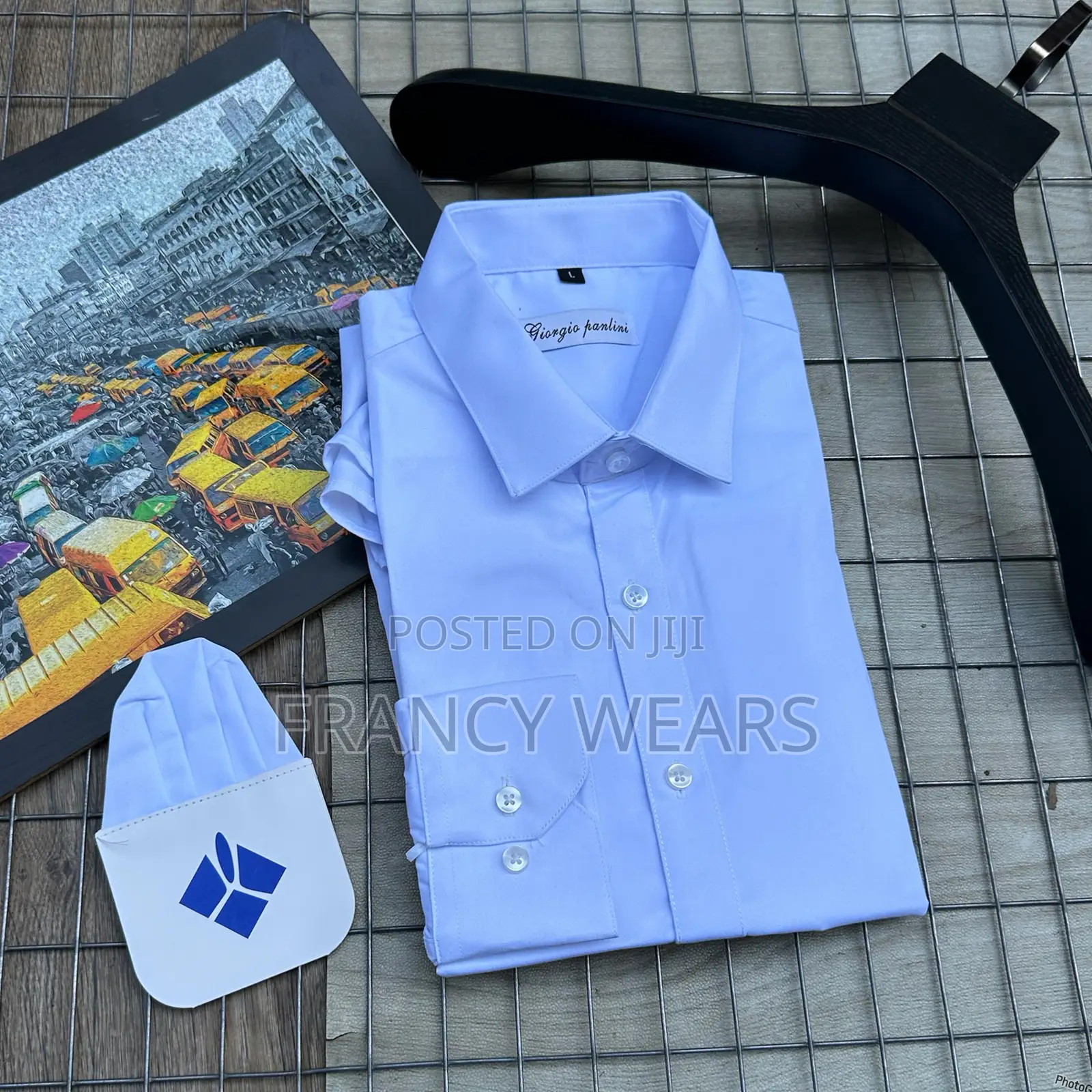Official Cotton White Shirts Both Cufflinks and Round Neck Available