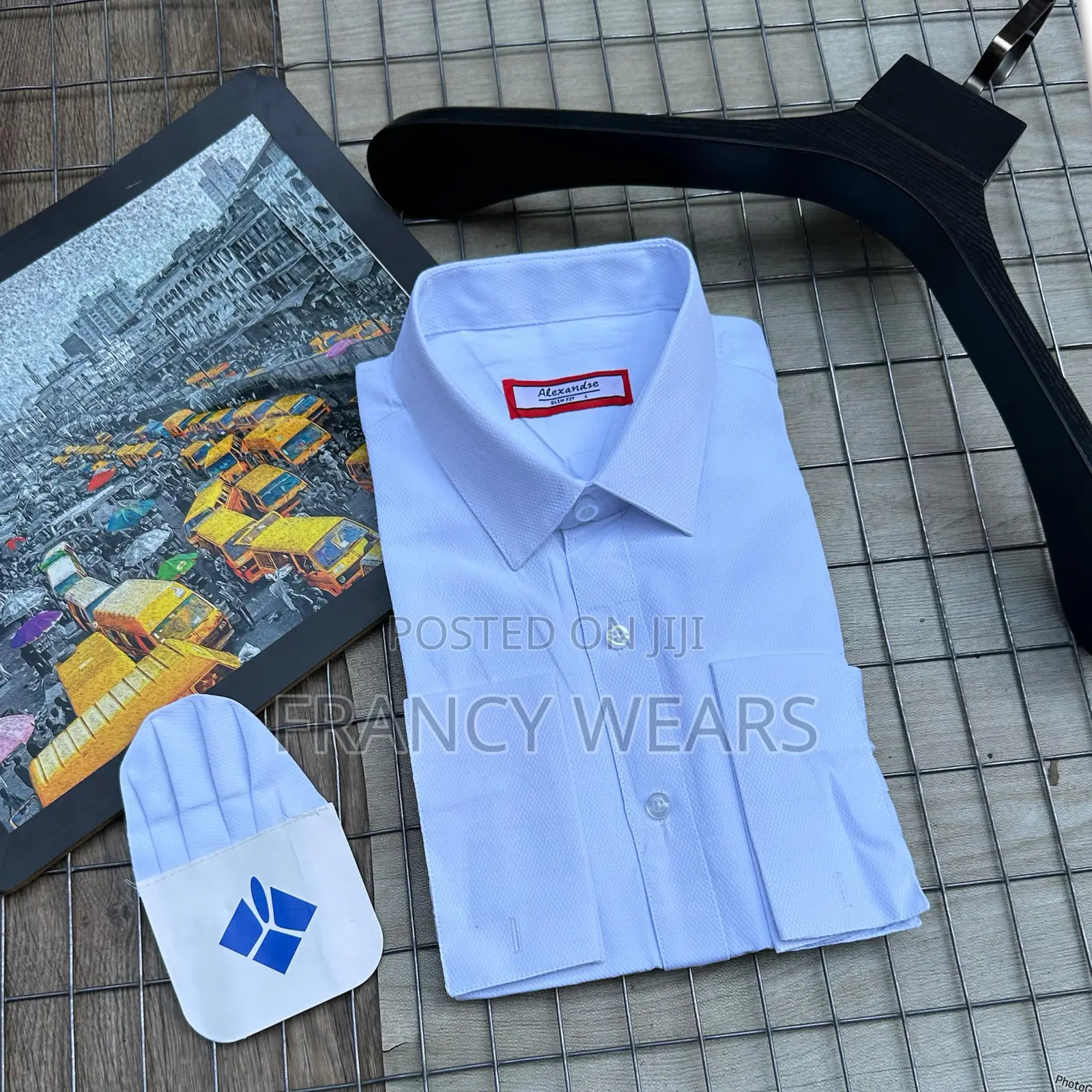 Official Cotton White Shirts Both Cufflinks and Round Neck Available