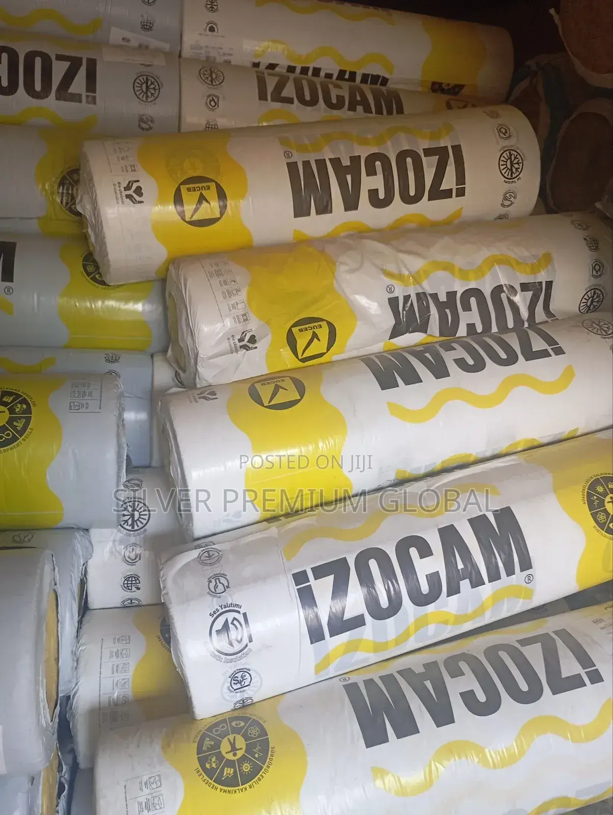 50mm Izocam Rockwool With Aluminium Foil.