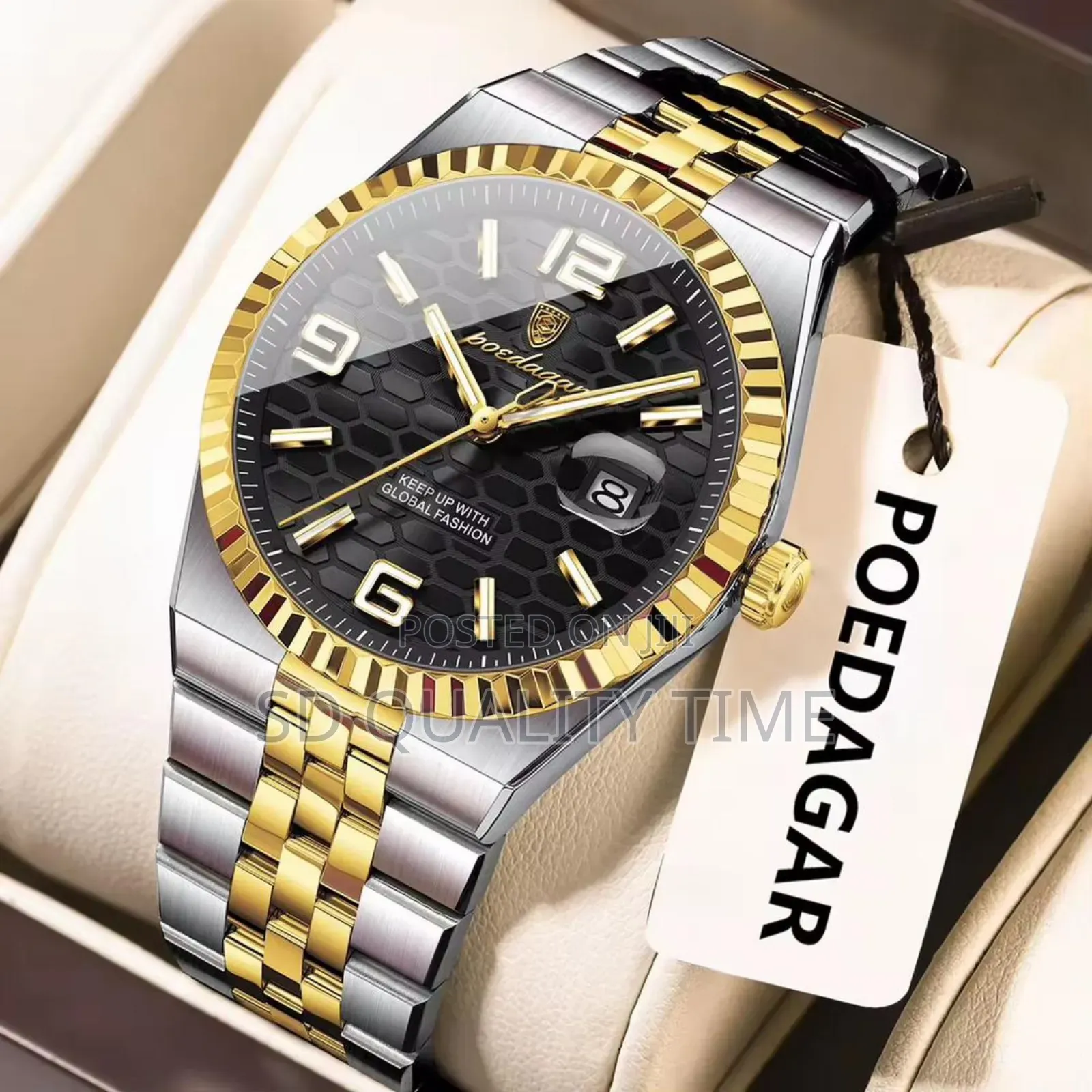 New Poedagar Steel Waterproof Watch