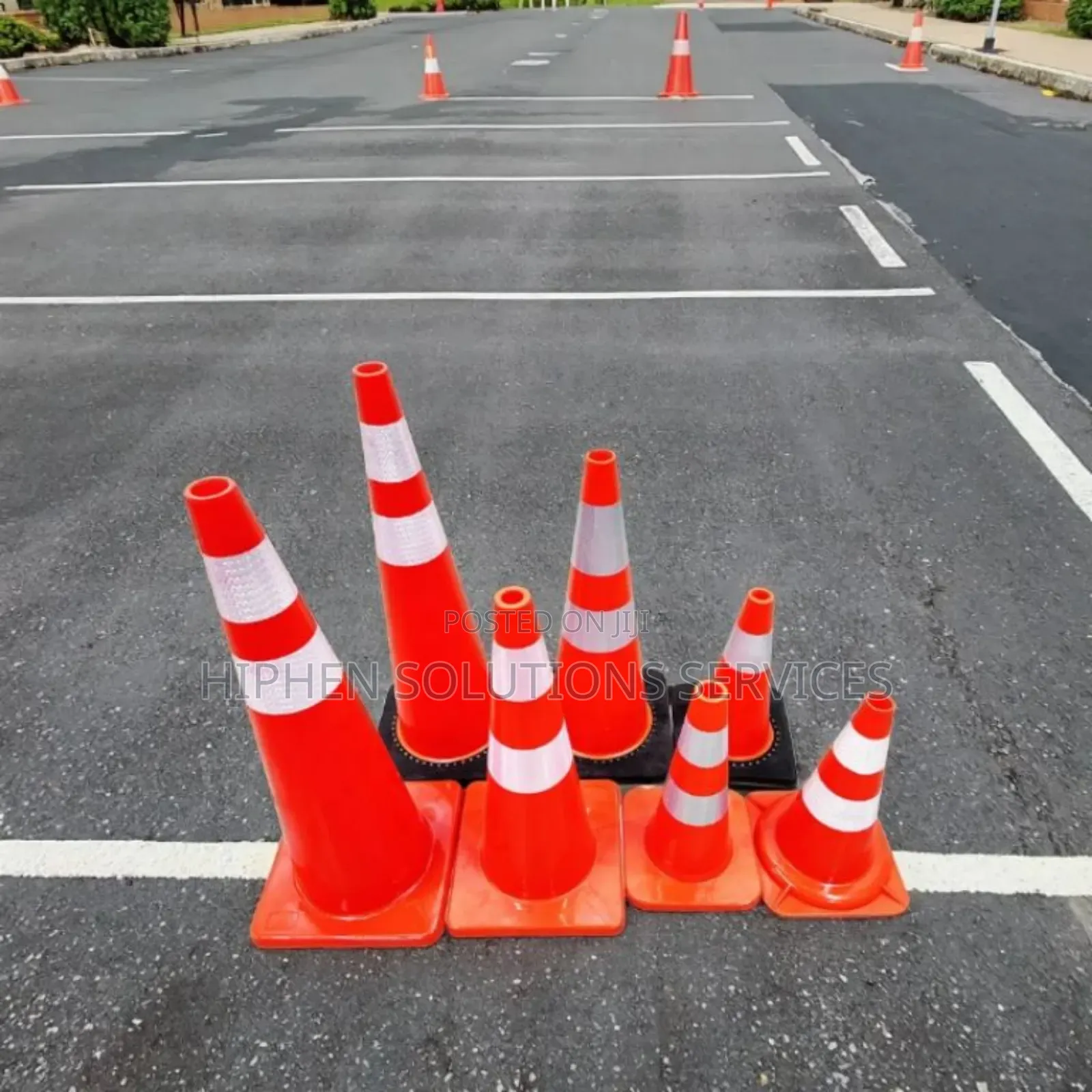 70cm Pvc Traffic Cones For Parking Lots In Nigeria