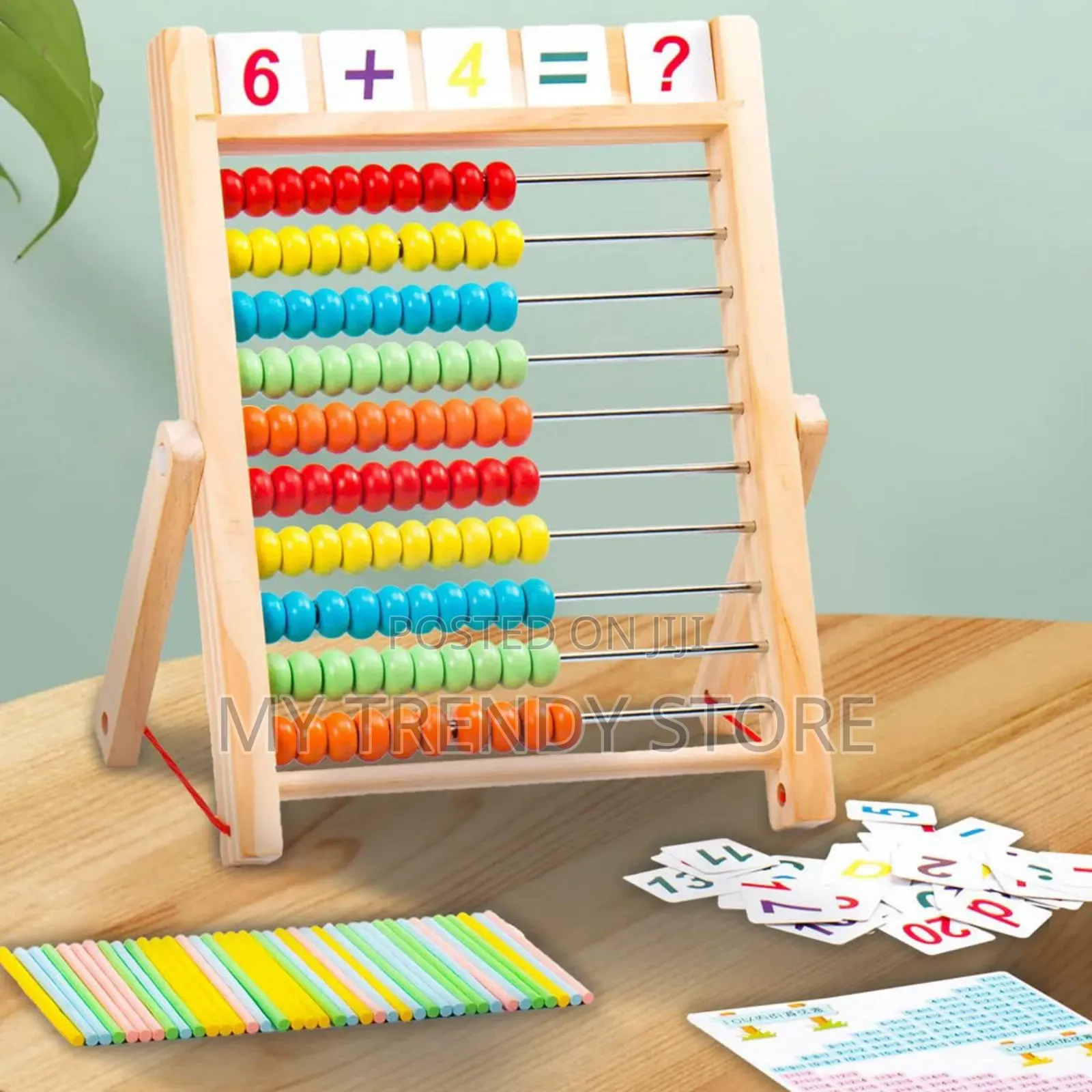 Kids Wooden Abacus Learning Tool