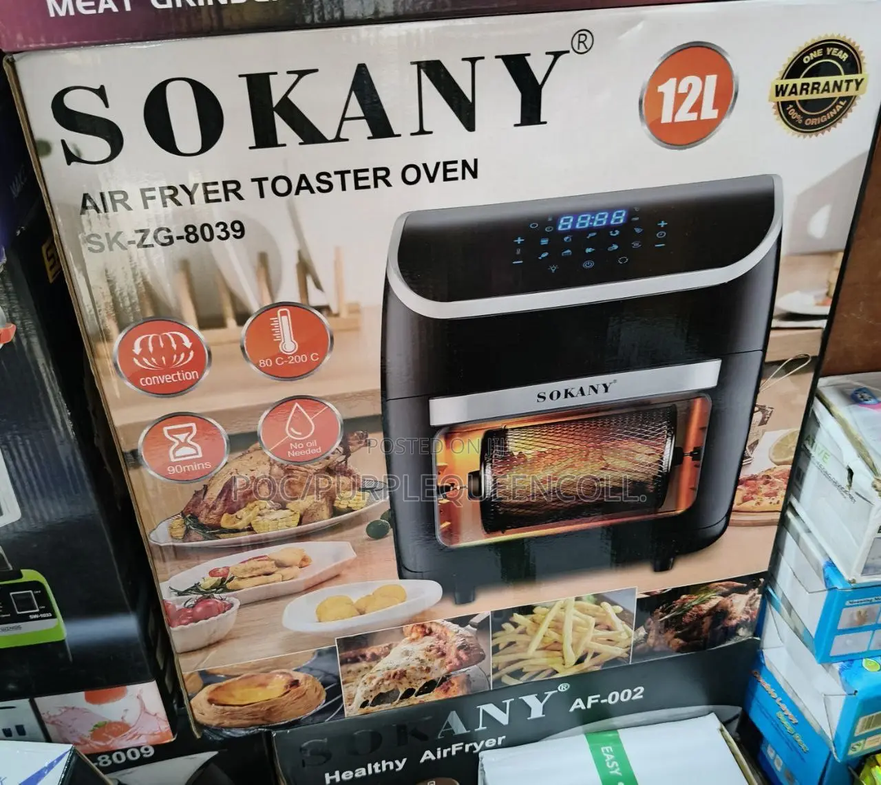 Sokany 12 L Airfryer Oven Toaster