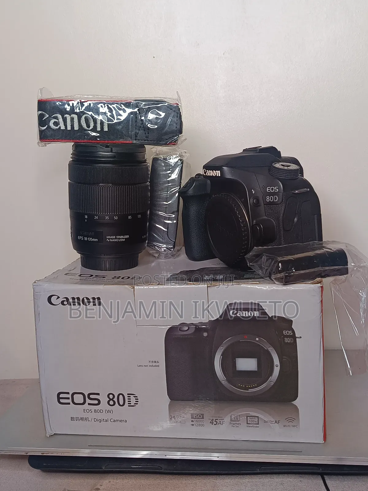 Canon 80d With 18-135mm Lens (Foreign Used)