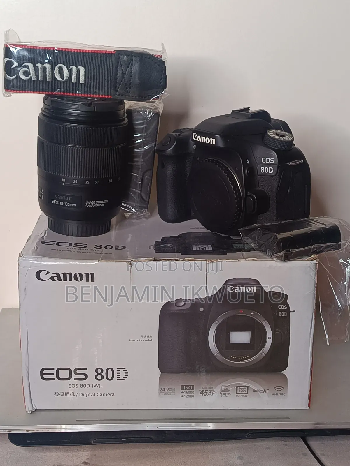 Canon 80d With 18-135mm Lens (Foreign Used)