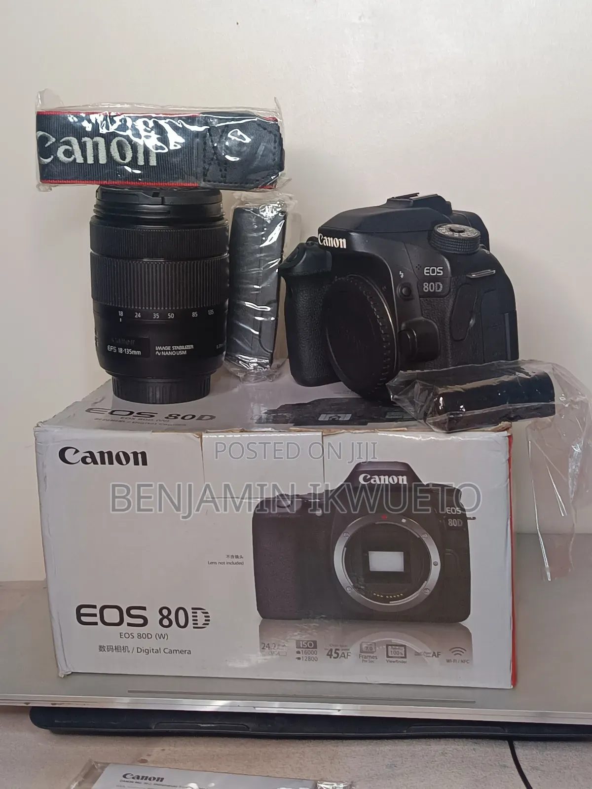 Canon 80d With 18-135mm Lens (Foreign Used)