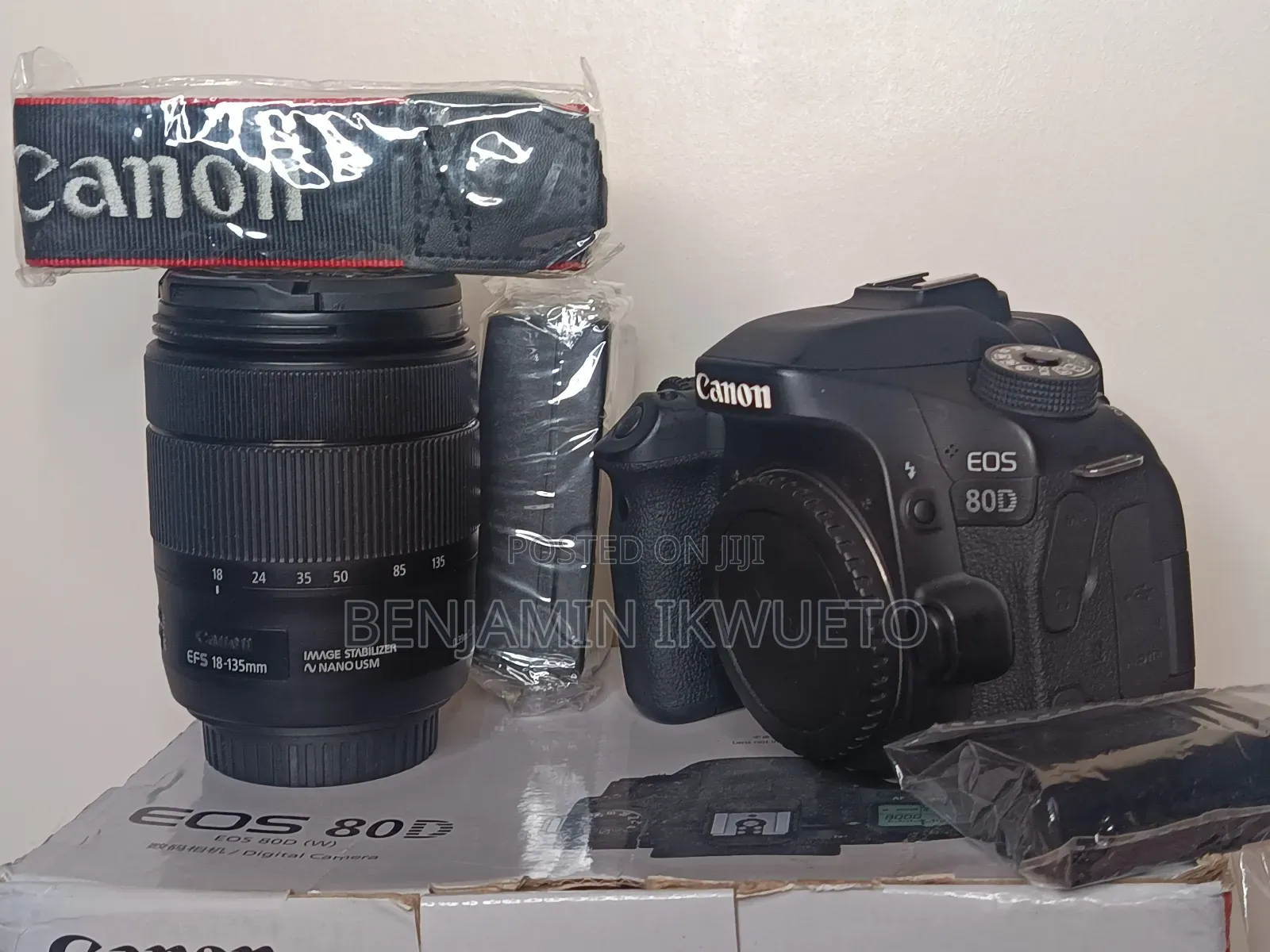 Canon 80d With 18-135mm Lens (Foreign Used)