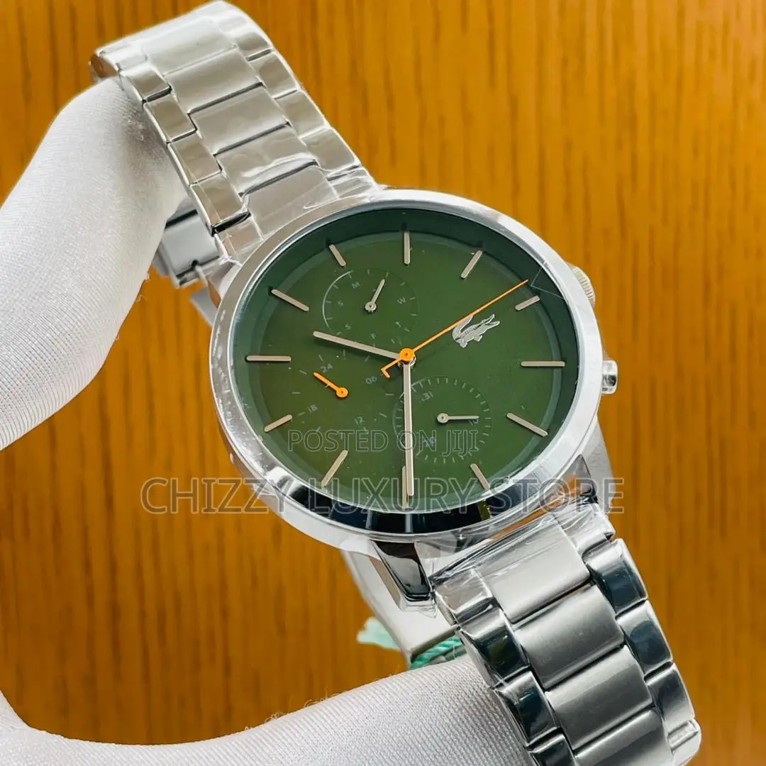 Lacoste Quality Luxury Men Chain Strap Wristwatch