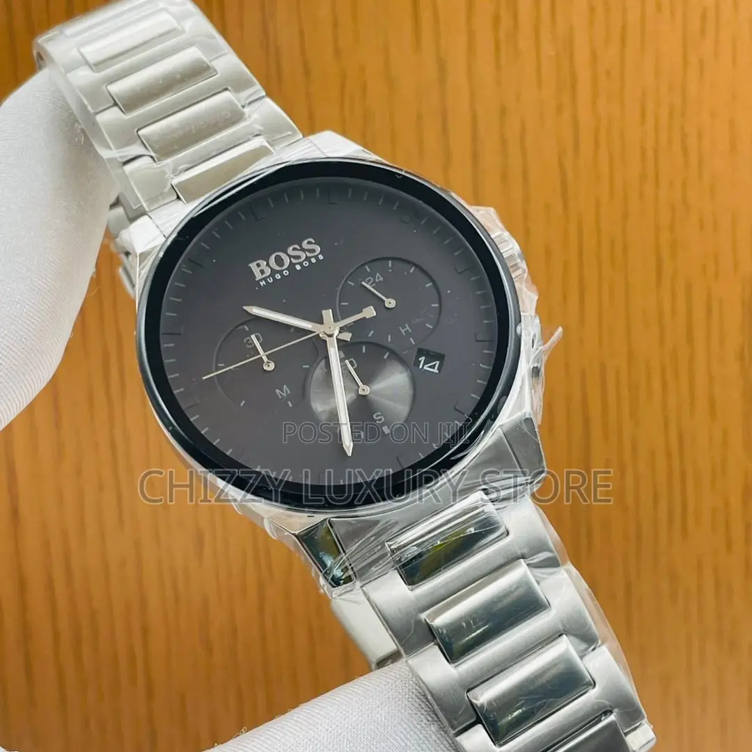 Hugo Boss Quality Luxury Men Chain Strap Wristwatch