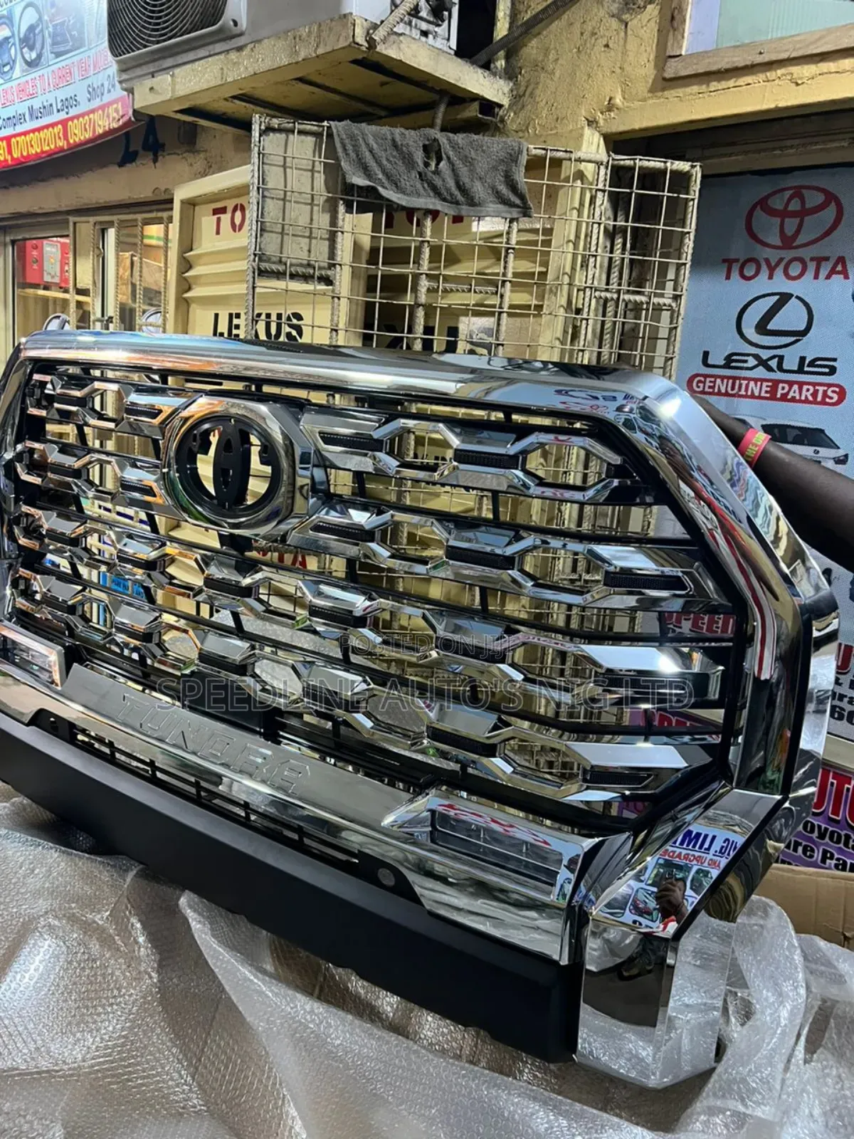 Complete Front Bumper Toyota Tundra 2024 Model