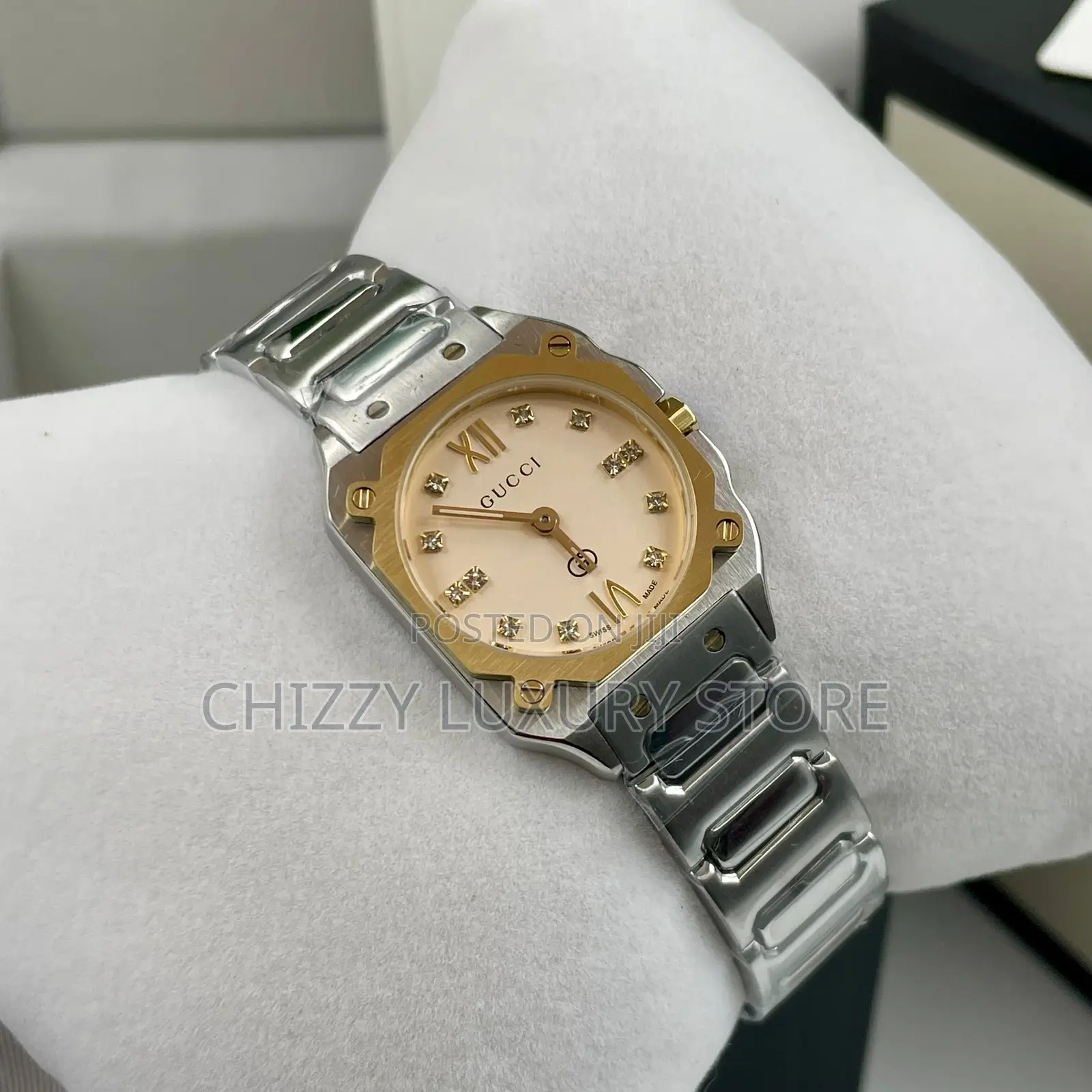 Gucci Quality Luxury Ladies Chain Strap Wristwatch
