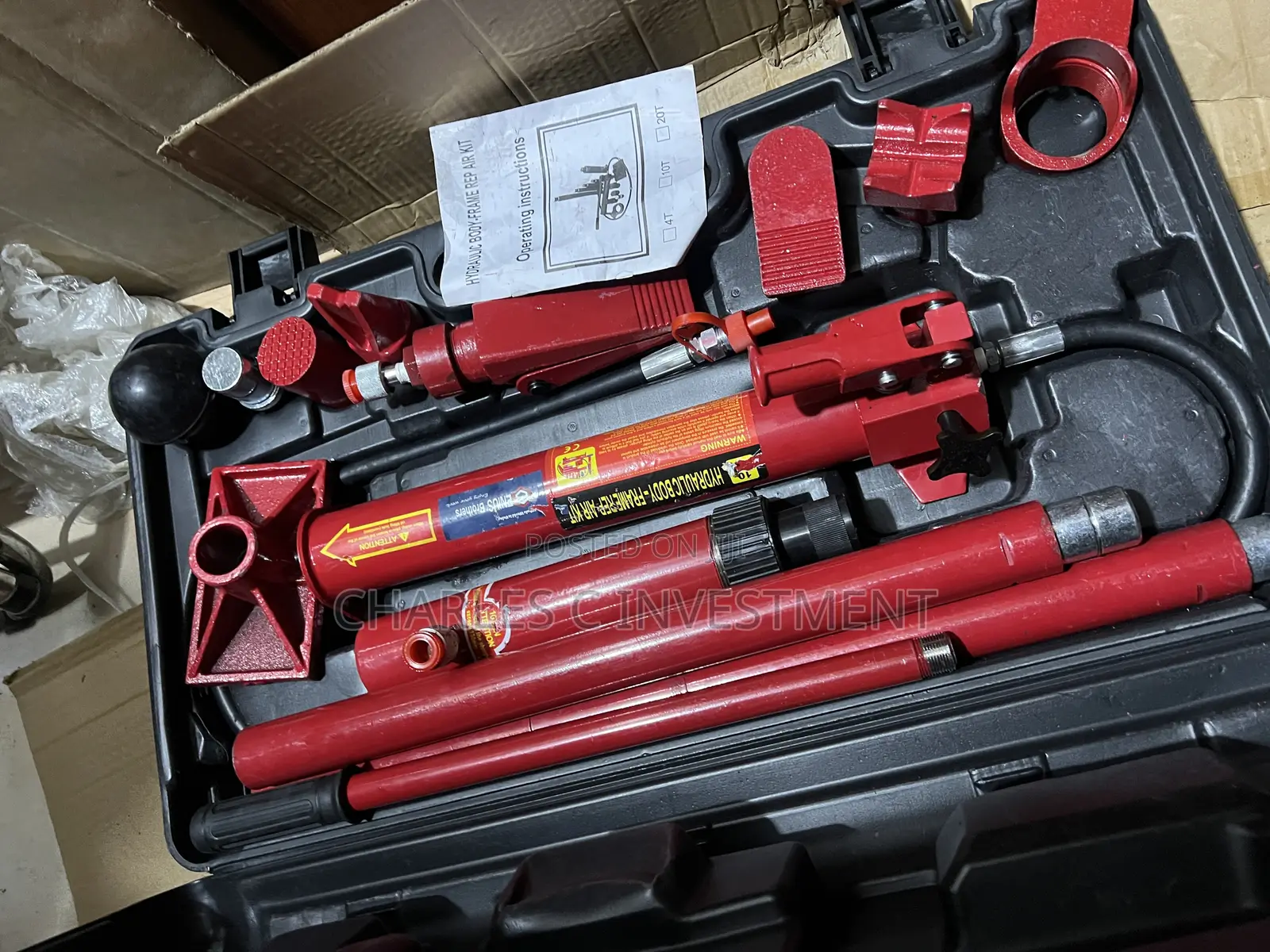 Hydraulic Body Jack,10 Ton