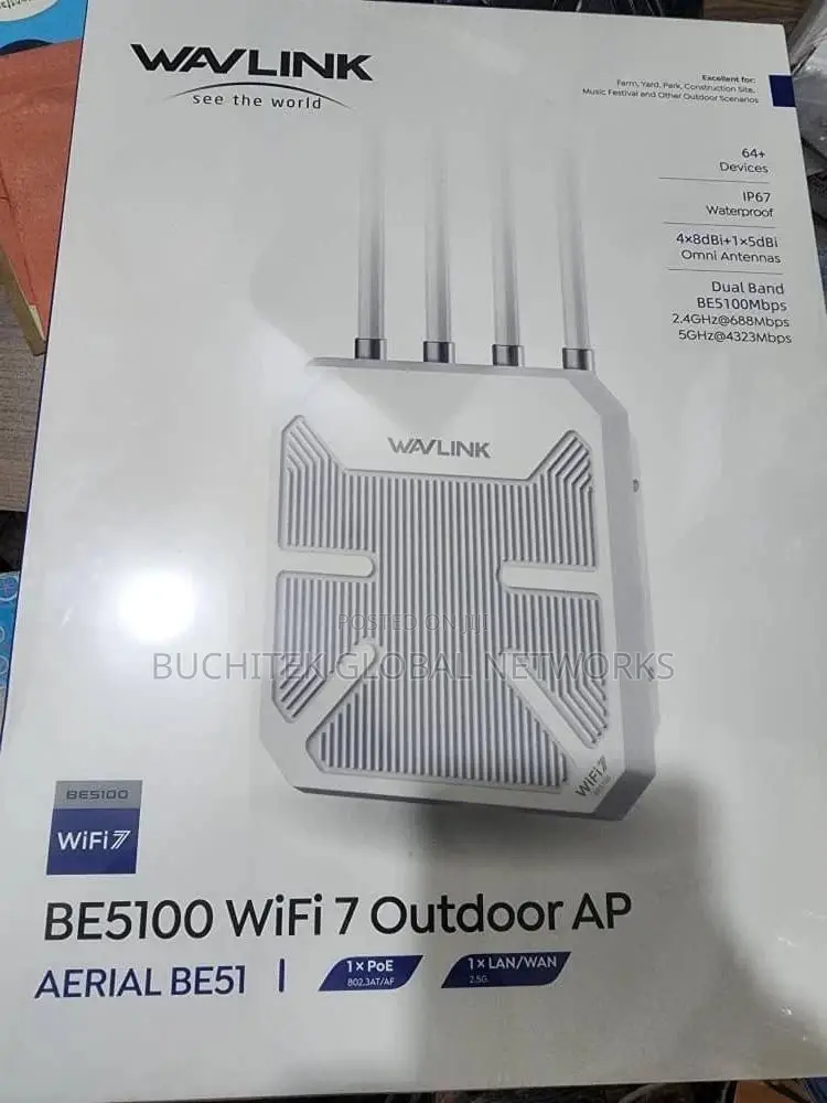 Wavlink Be5100 Wifi 7 Dual Band Access Point