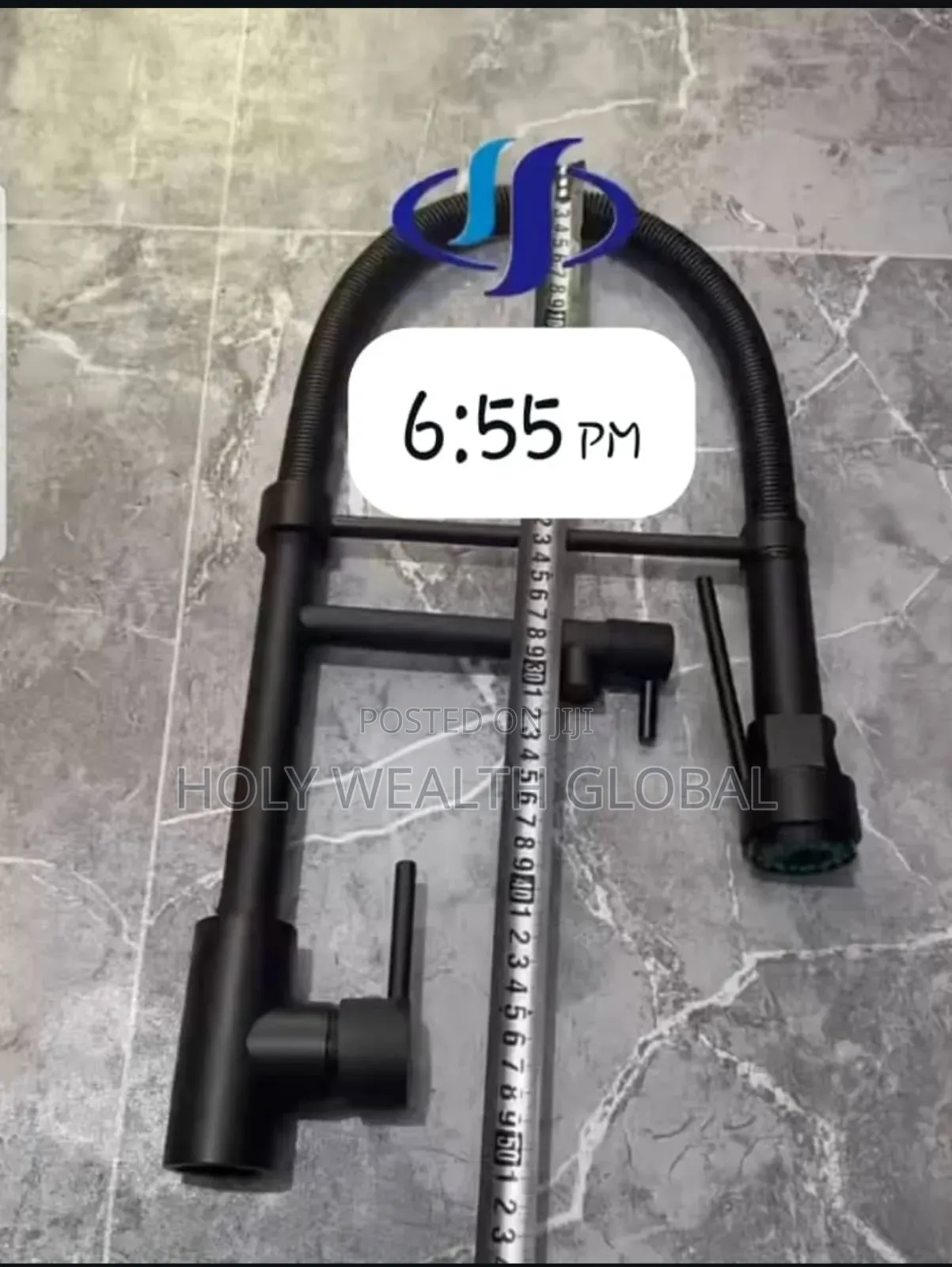 Premium Black Pull-Down Kitchen Faucet (Water Tap)