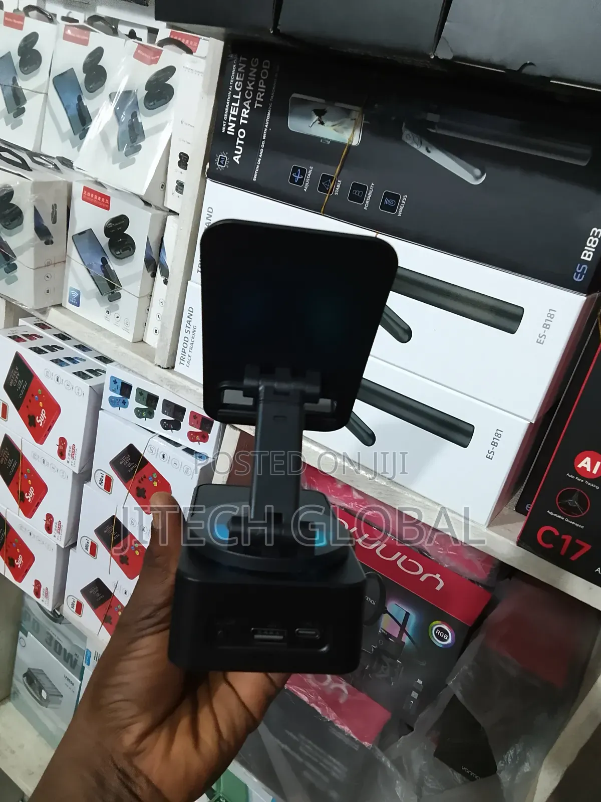 2 in 1 Mobile Phone Bracket Bt Speaker Foldable Holder Stand