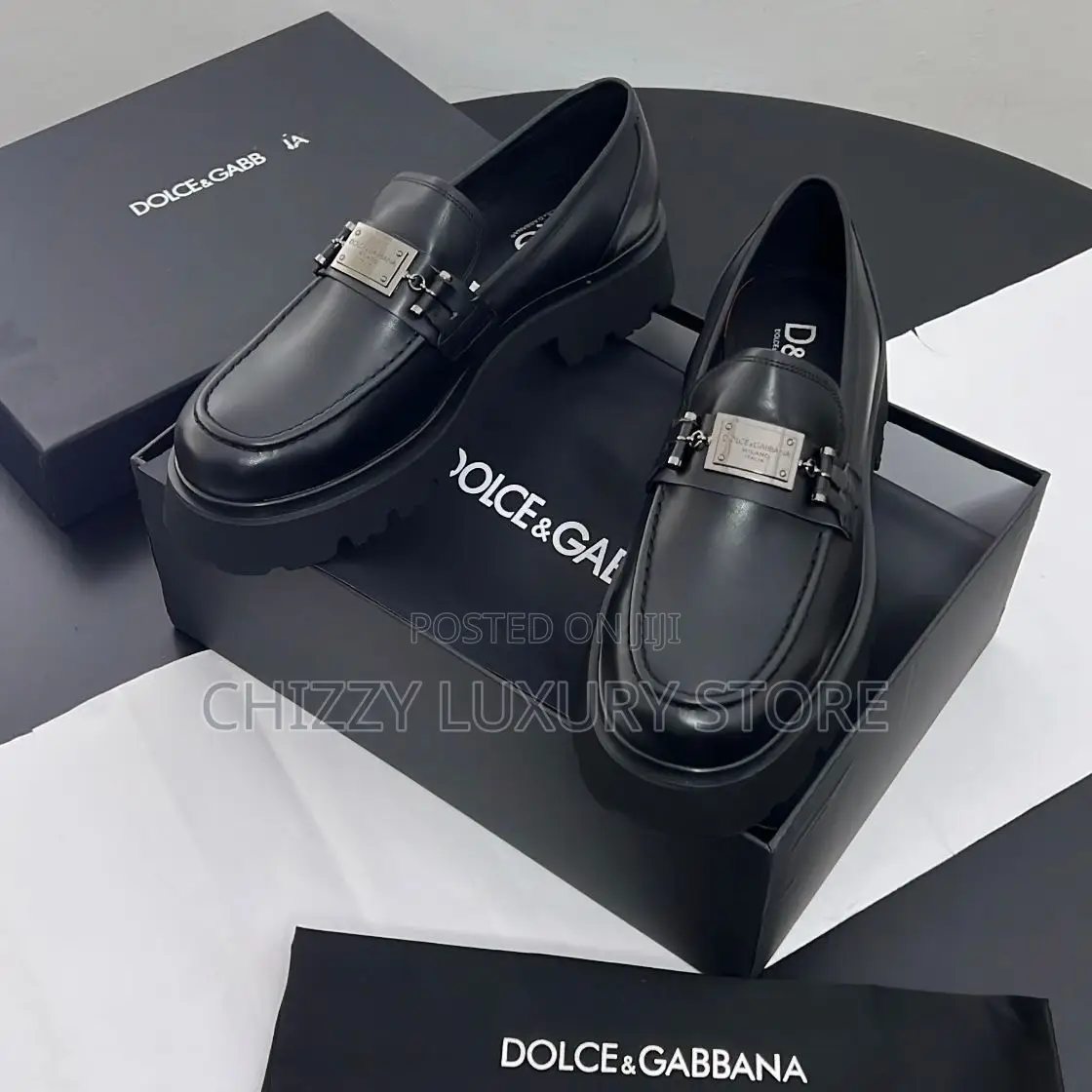Dolce Gabbana Quality Luxury Men Genuine Leather Cooperate Shoe