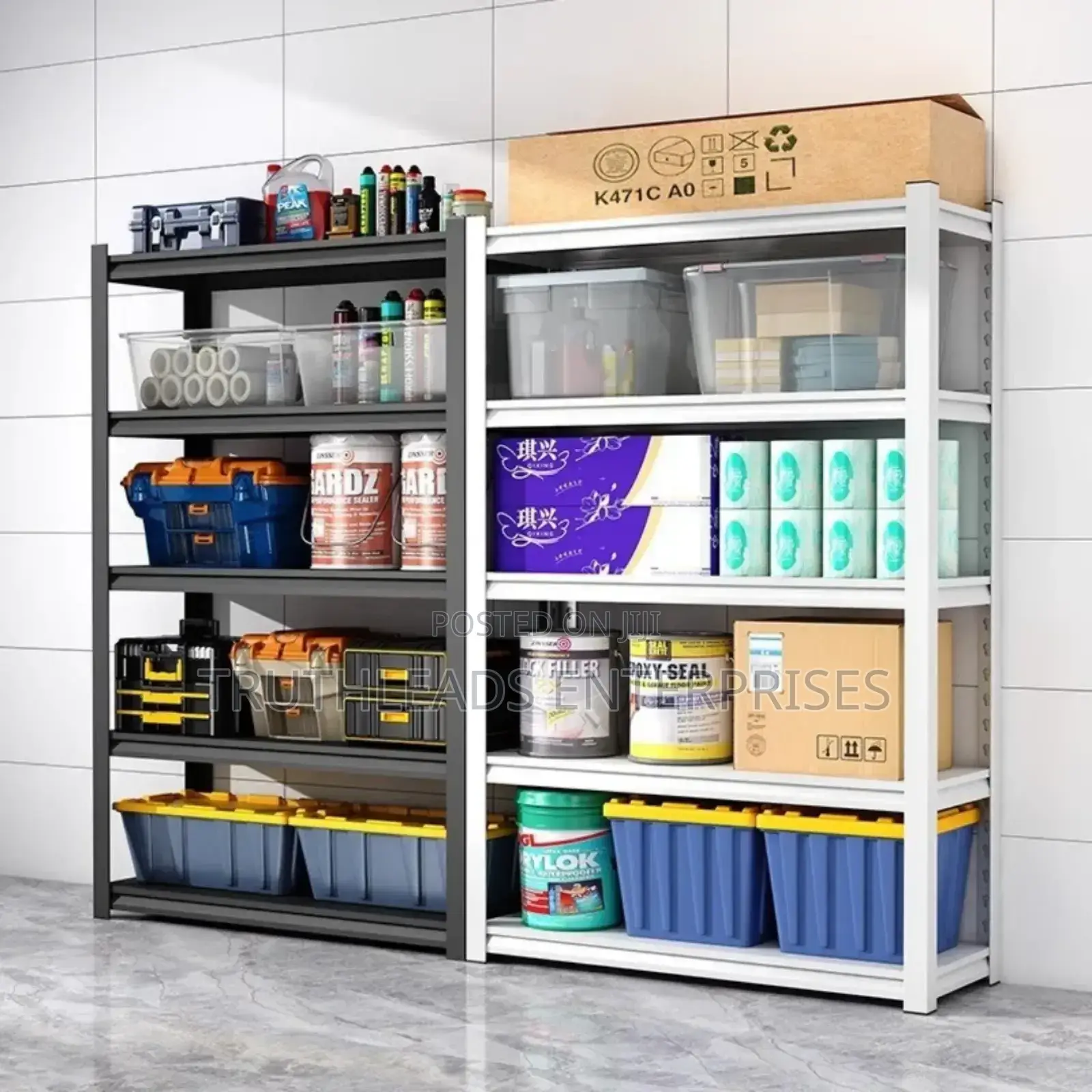 Adjustable Warehouse/Store Shelving