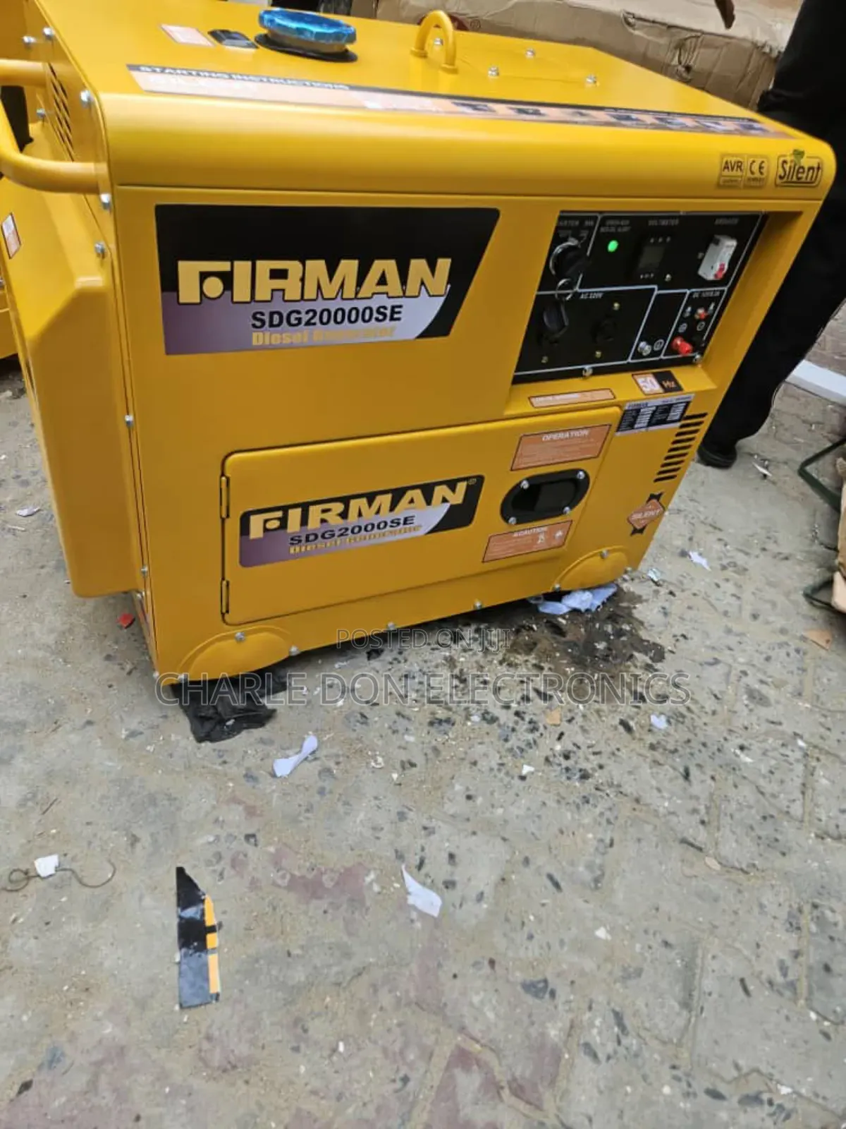 This Is a Fireman 12000 Soundproof Generator
