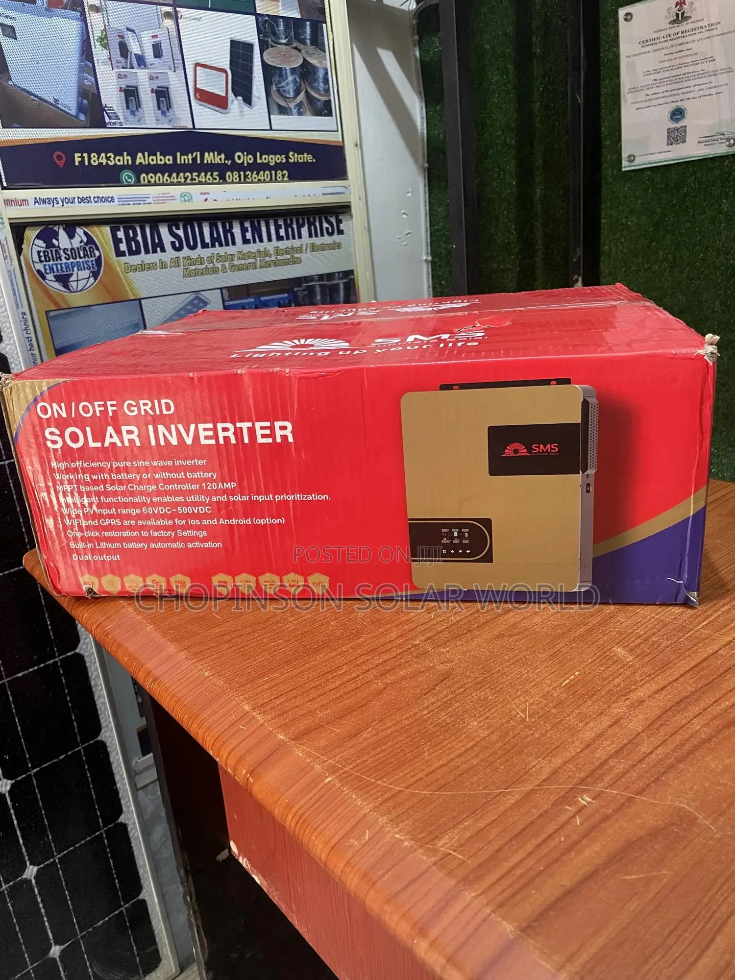 Solar Energy SMS Hybrid Inverter 4.2kwh/24votts