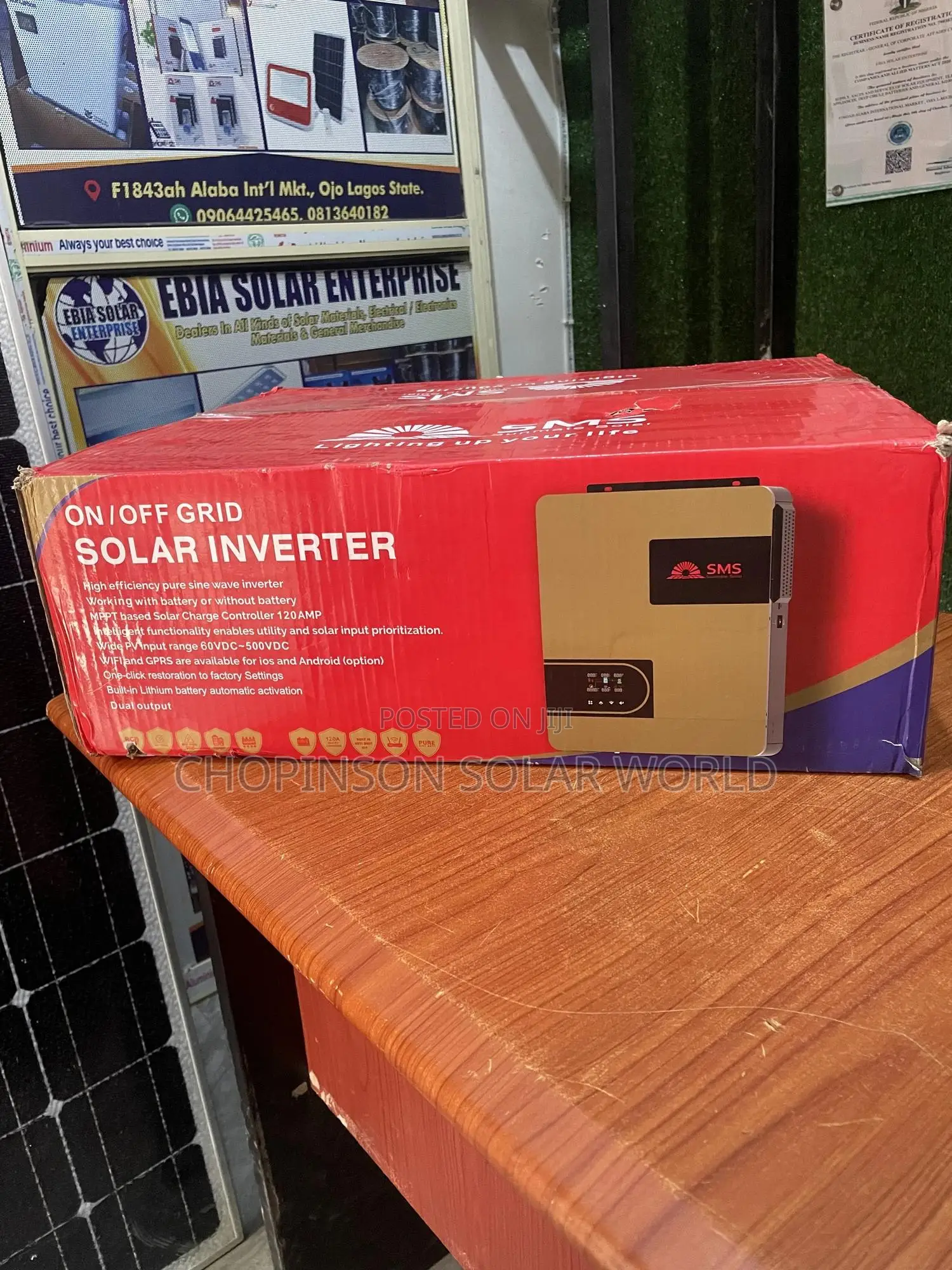 Solar Energy SMS Hybrid Inverter 4.2kwh/24votts