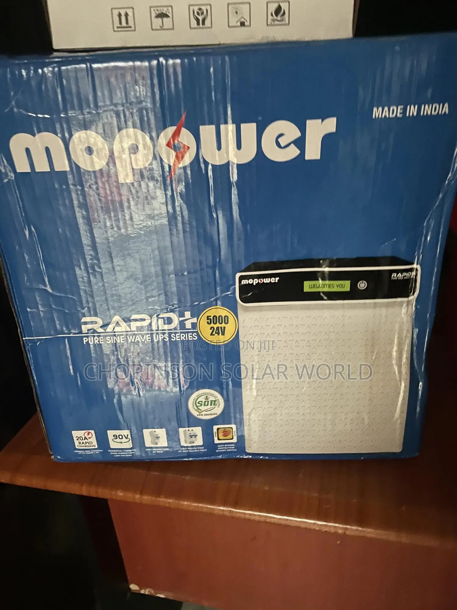 Solar Energy Mopower Inverter 5kva/24votts