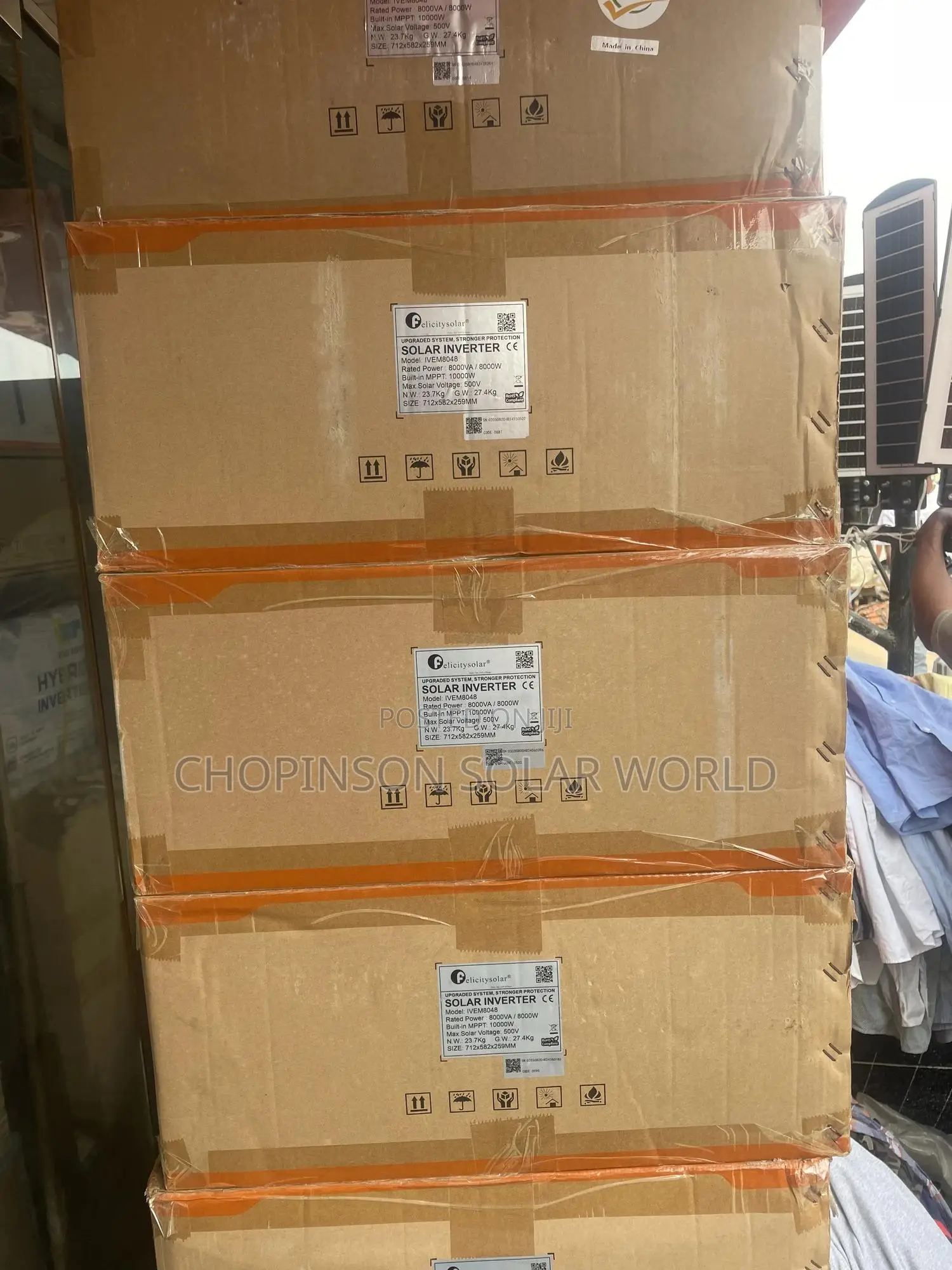 Solar Energy MPPT Inverter 8kva/48votts