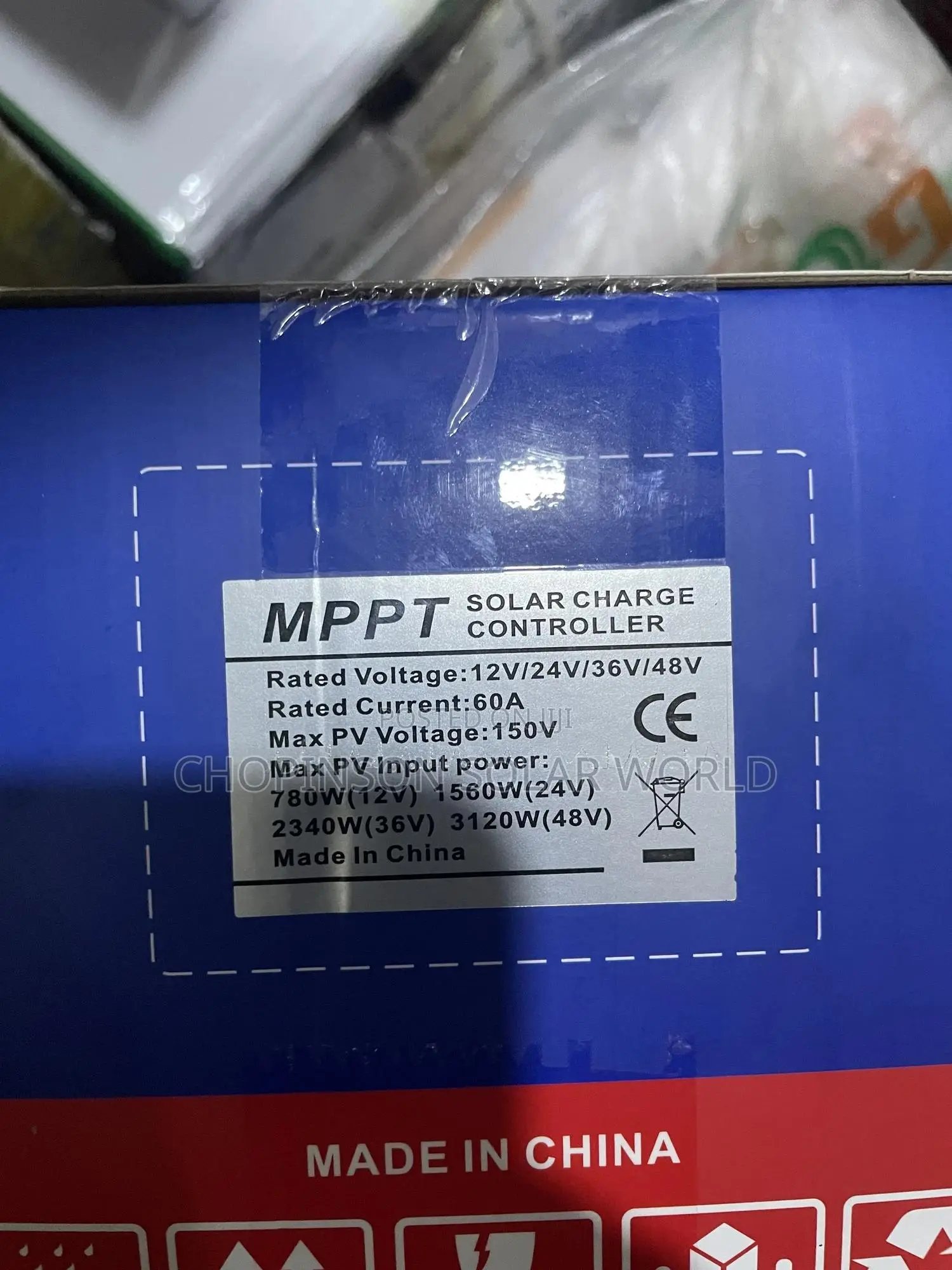 Solar Energy SMS MPPT Charger Controller 60ah/48vott