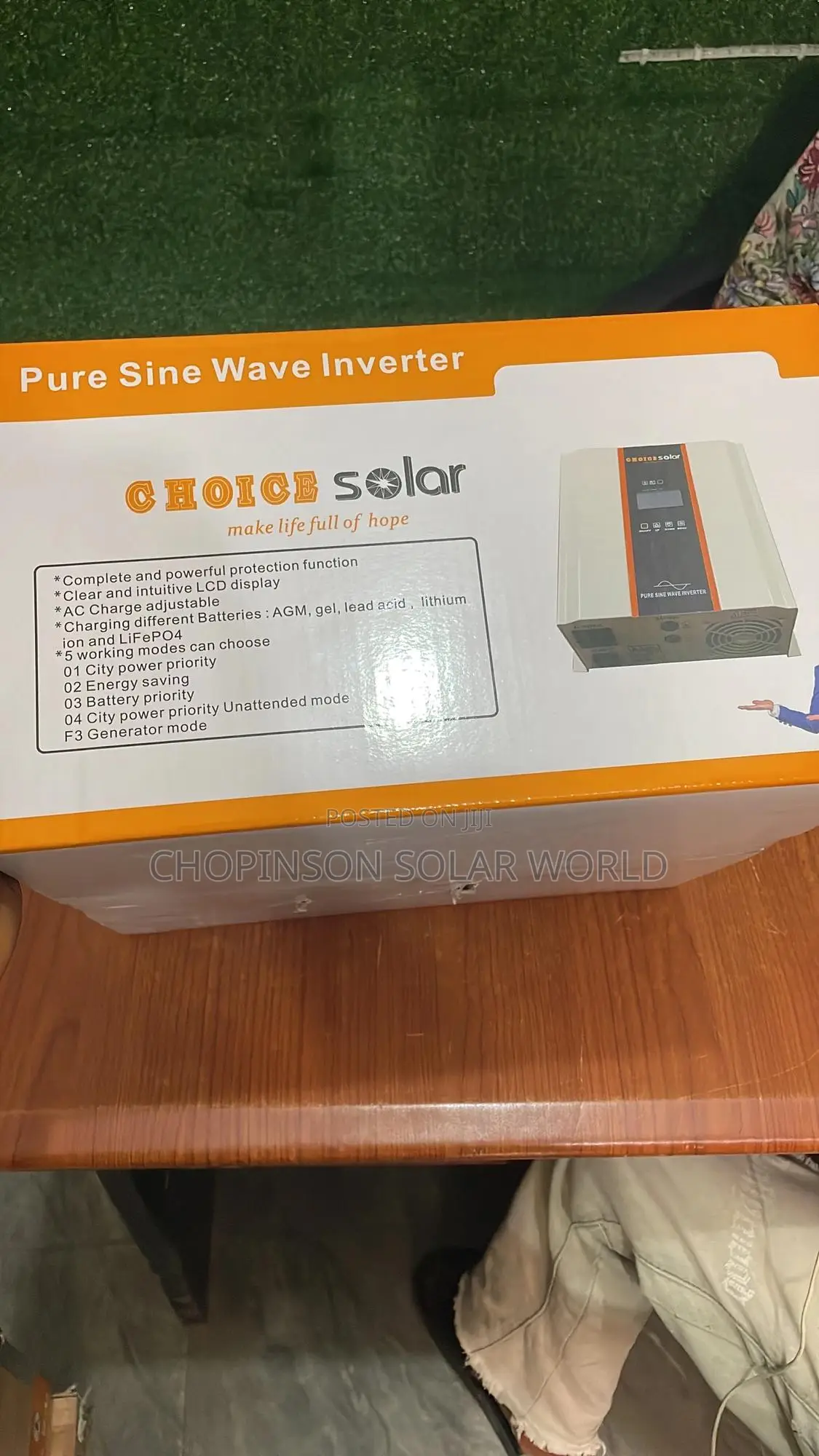 Solar Energy Choice Non Hybrid Inverter 1.5kva/24votts