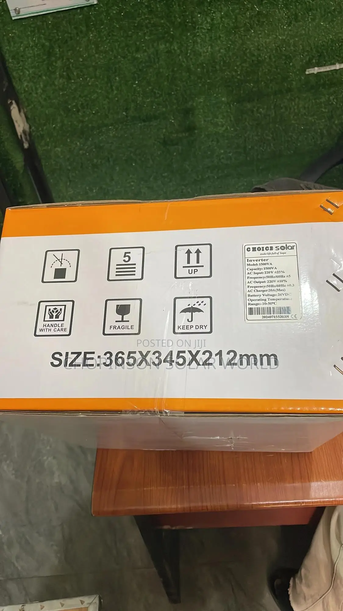Solar Energy Choice Non Hybrid Inverter 1.5kva/24votts