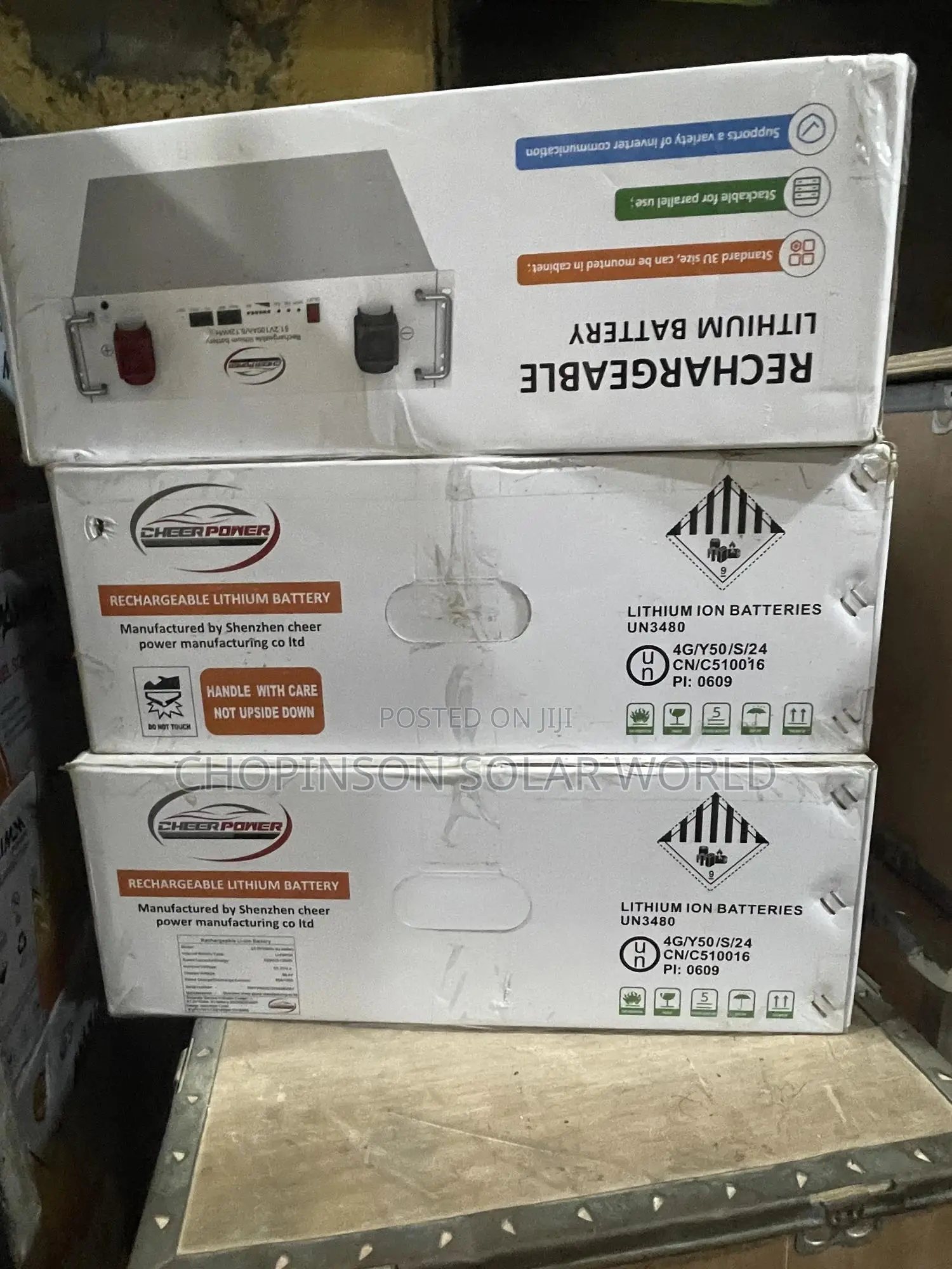 Solar Energy Cheer Power Lithium Ion Battery 5kwh/51.2votts