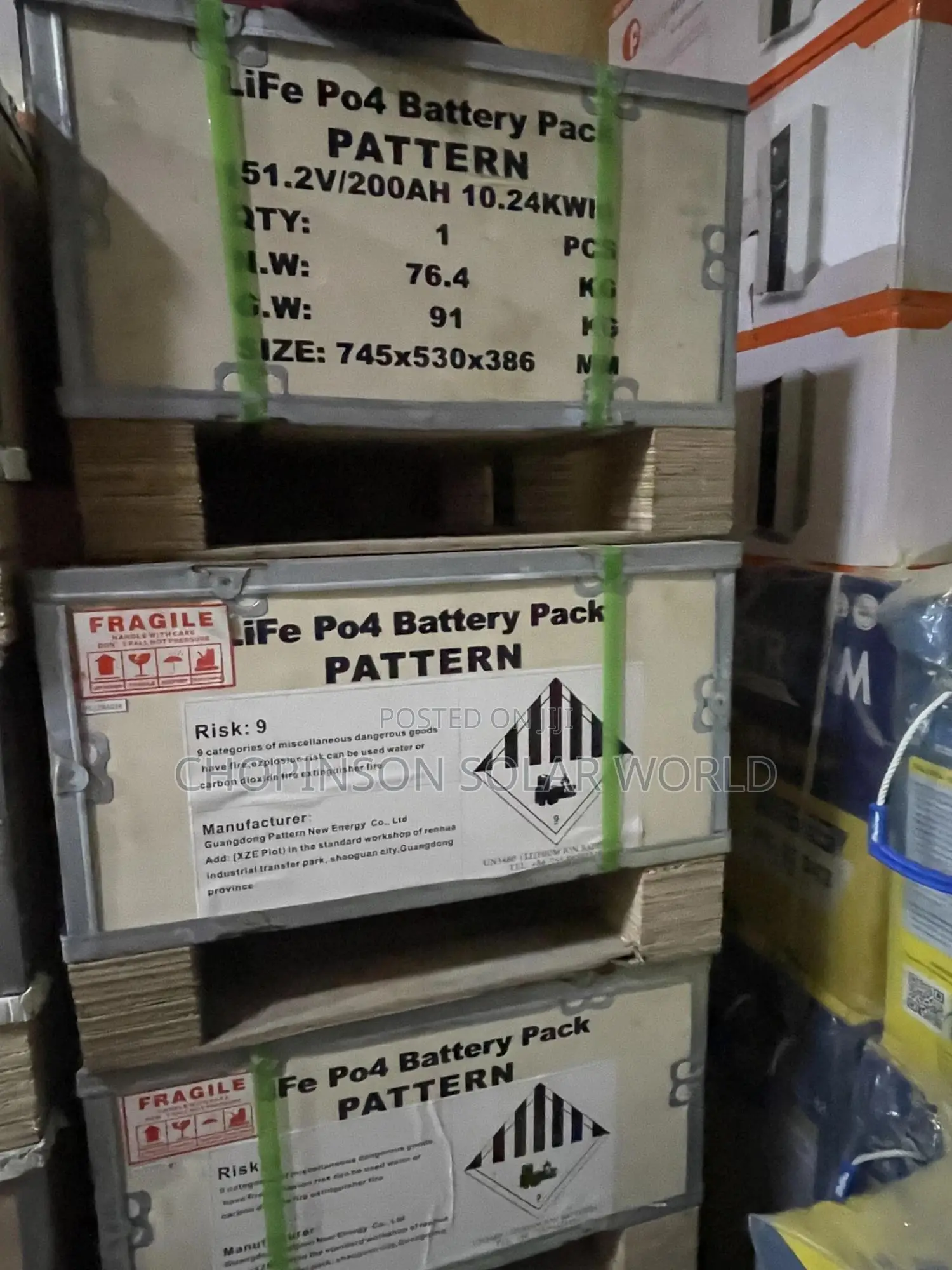 Solar Energy Patterns Lithium Ion Battery 10kwh/51.2votts