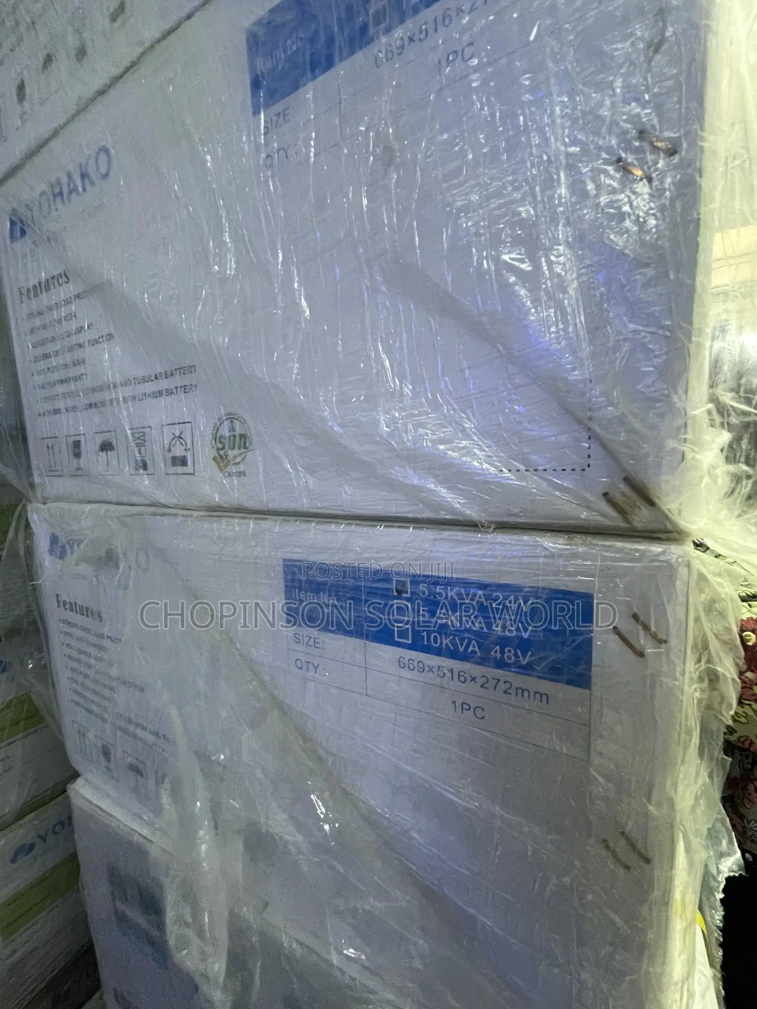 Solar Energy Yohako Hybrid Inverter 5.5kva/48votts